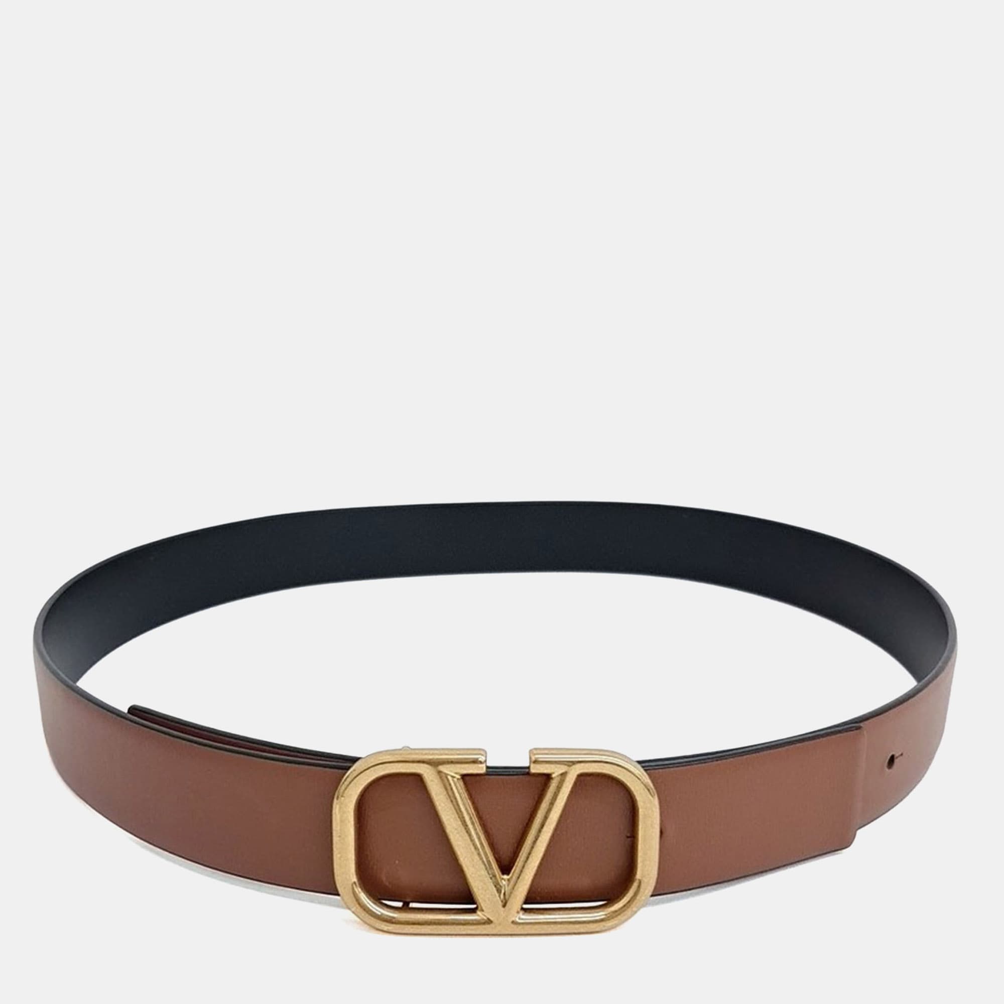 Valentino V-logo reversible belt