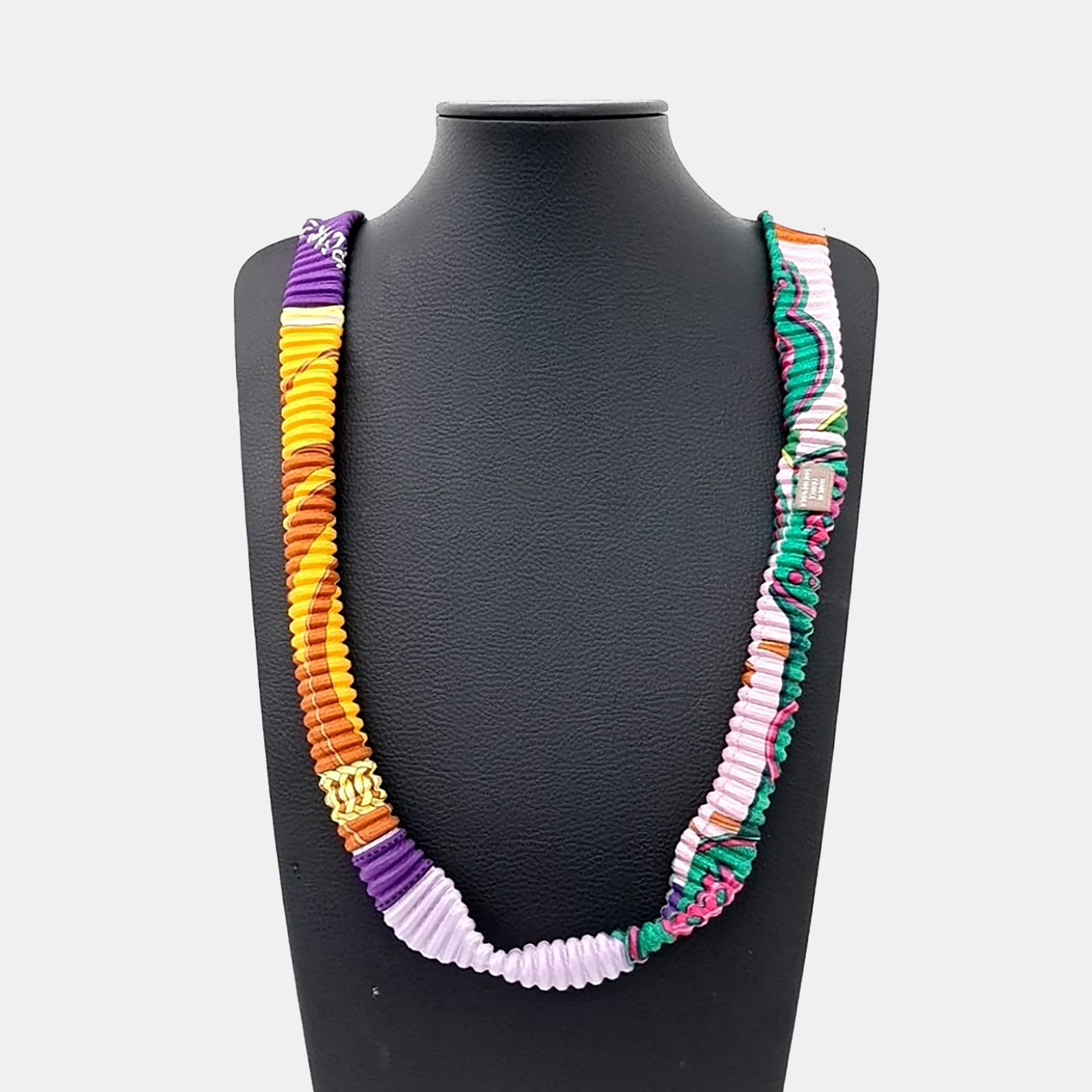 Hermes Petit H silk Necklace Multicolor