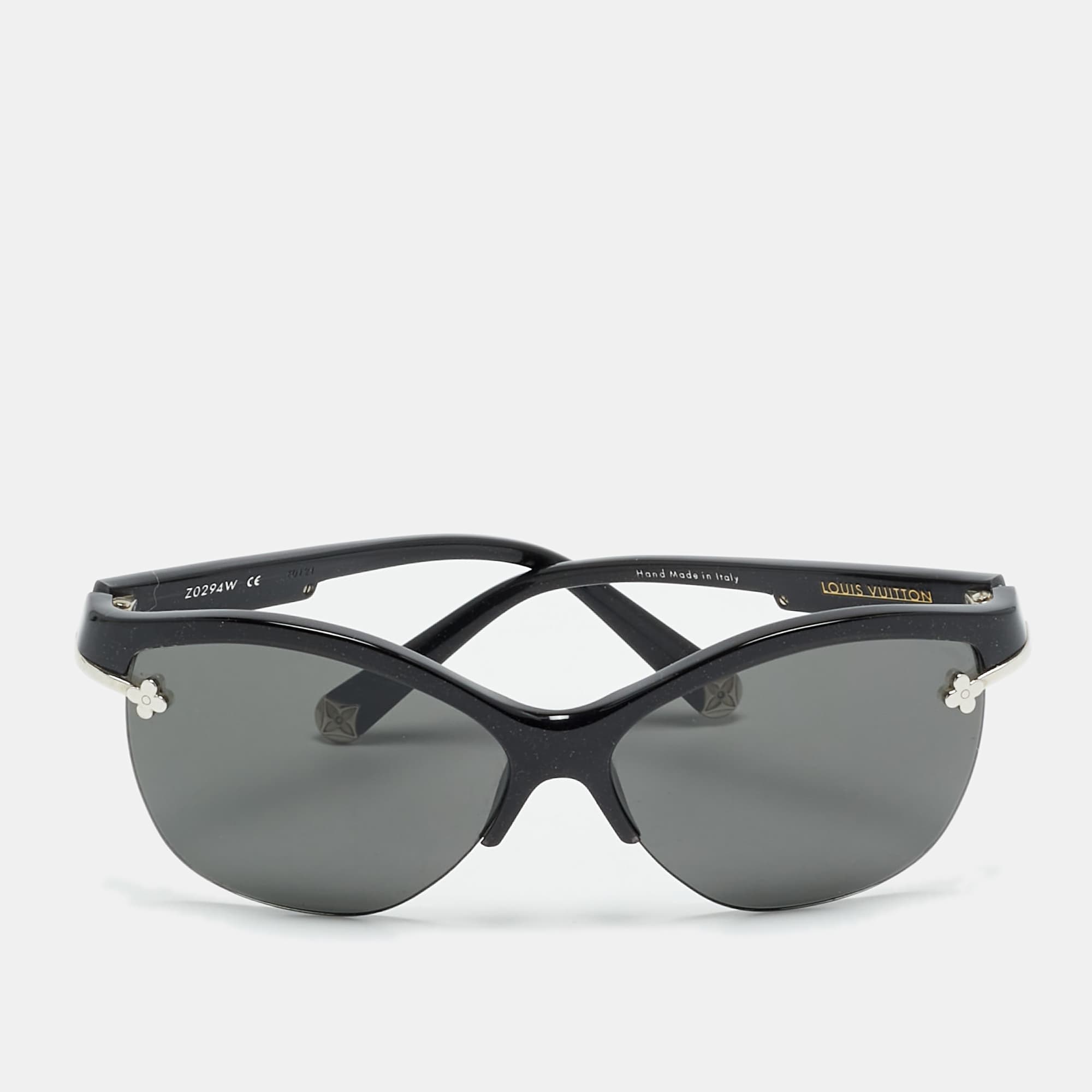 Louis Vuitton Black Z0294W Violette Half Rim Cat Eye Sunglasses