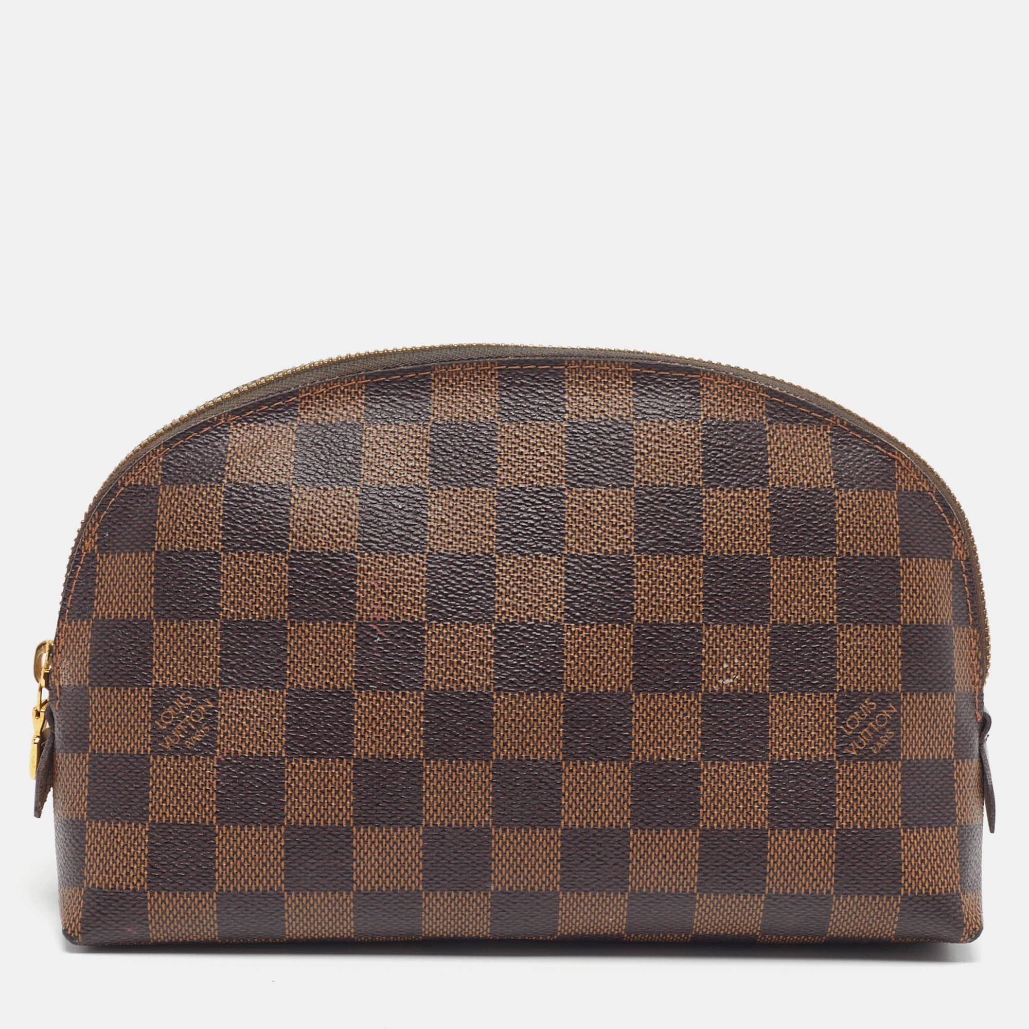 Louis Vuitton Cosmetic GM Damier Ebene Canvas Pouch