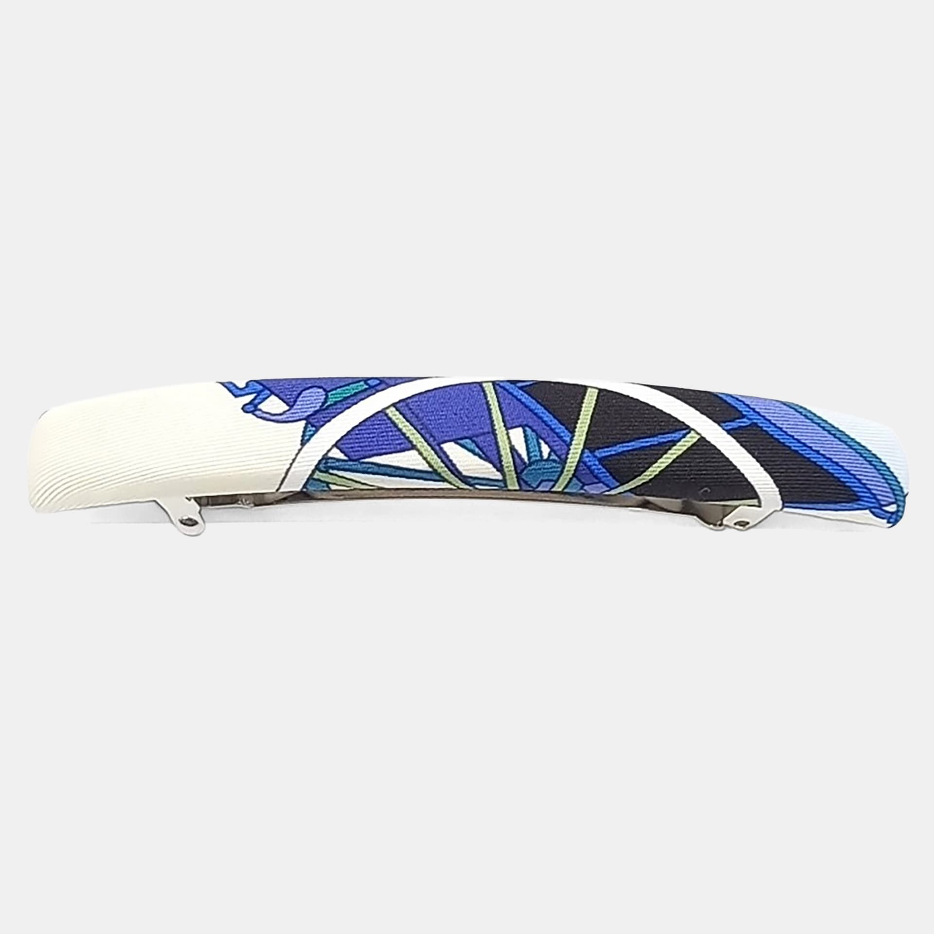 Hermes Silk Multicolor Hairpin