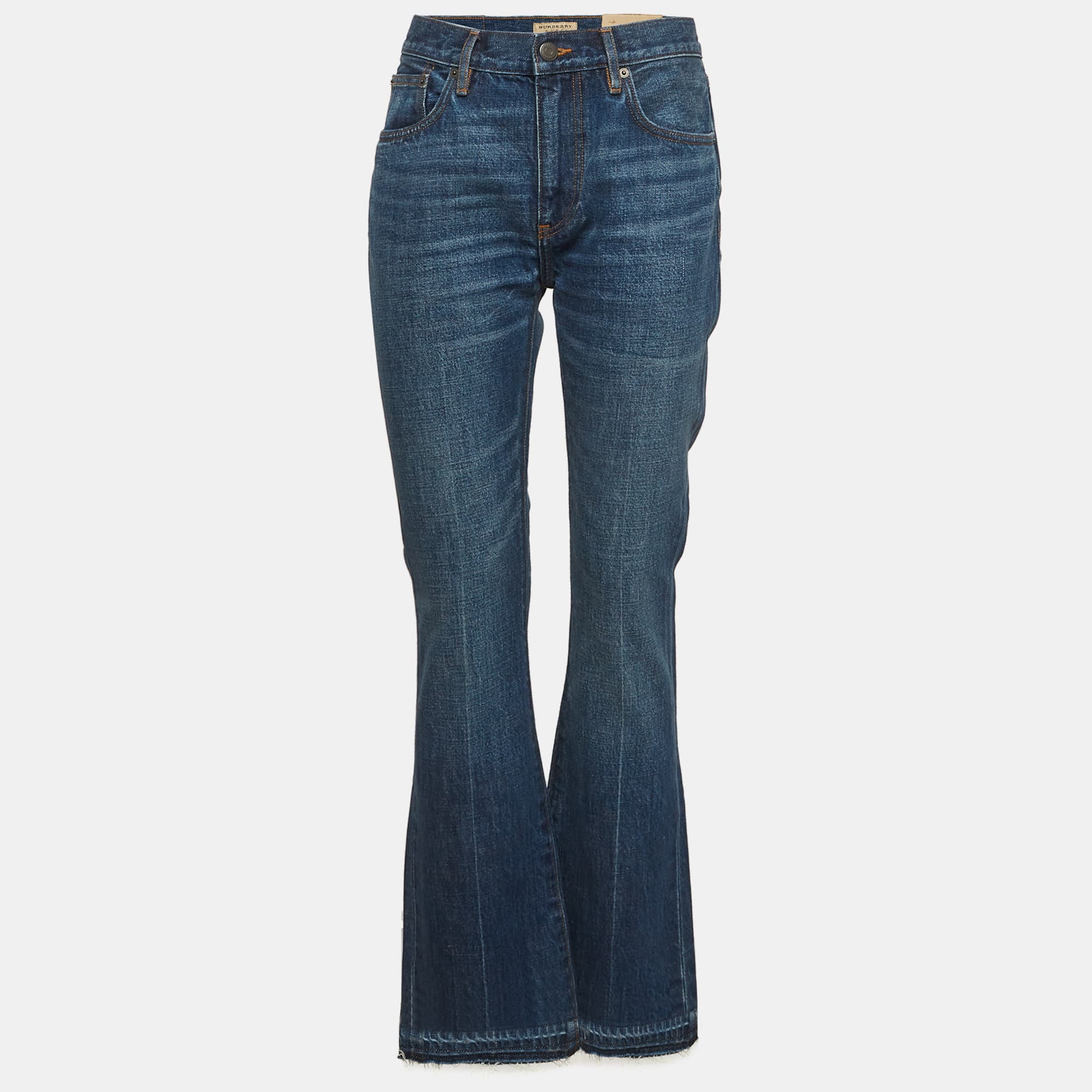 Burberry Blue Denim Boot Cut Jeans L/Waist 32"
