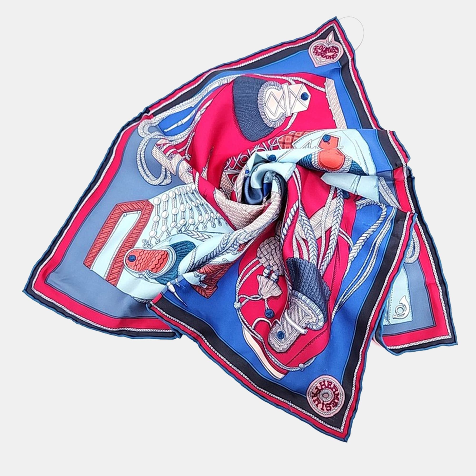 Hermes Petite Multicolor Silk Scarf
