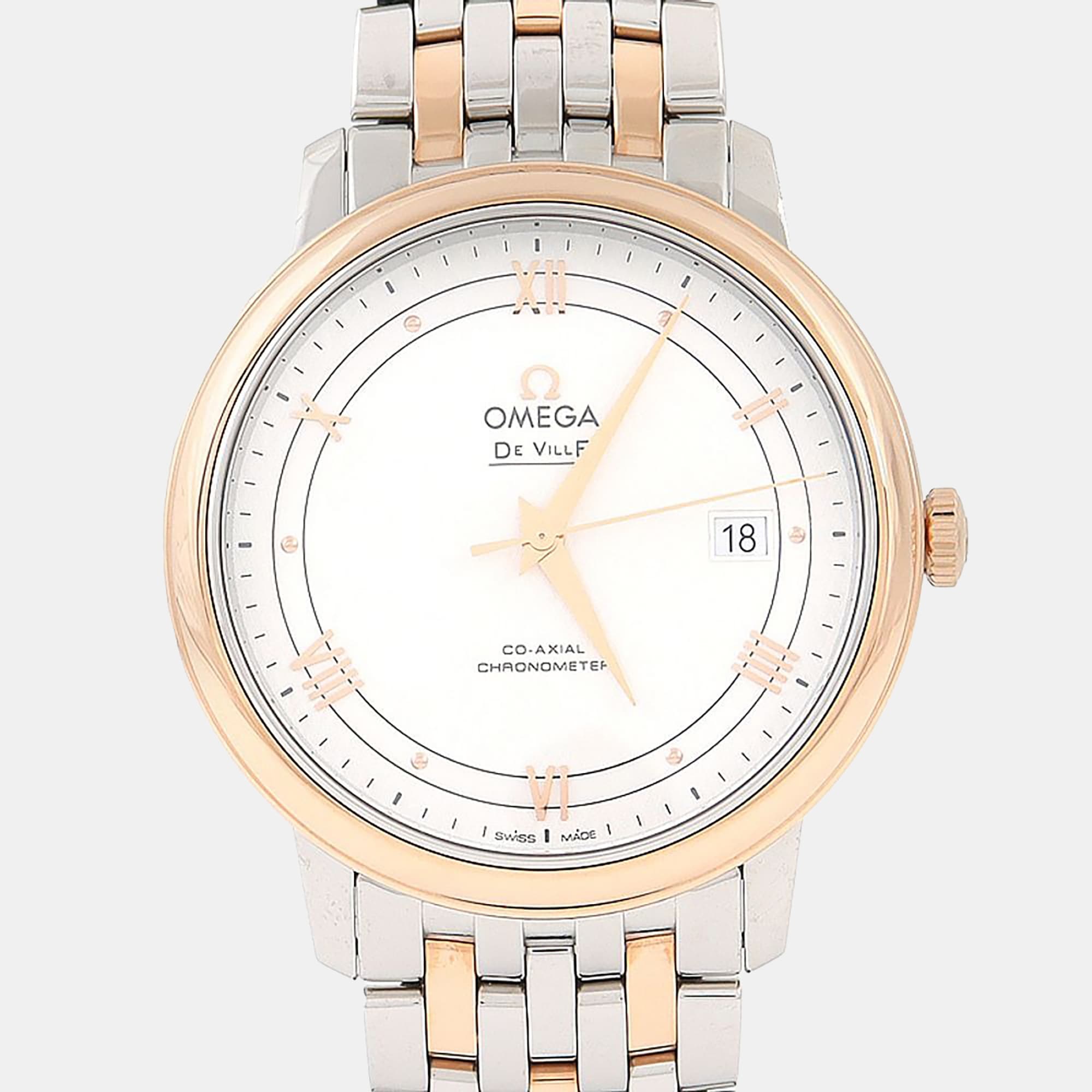 Omega De Ville Prestige 424.20.40 Automatic Stainless Steel Men's Wristwatch 39.5 mm