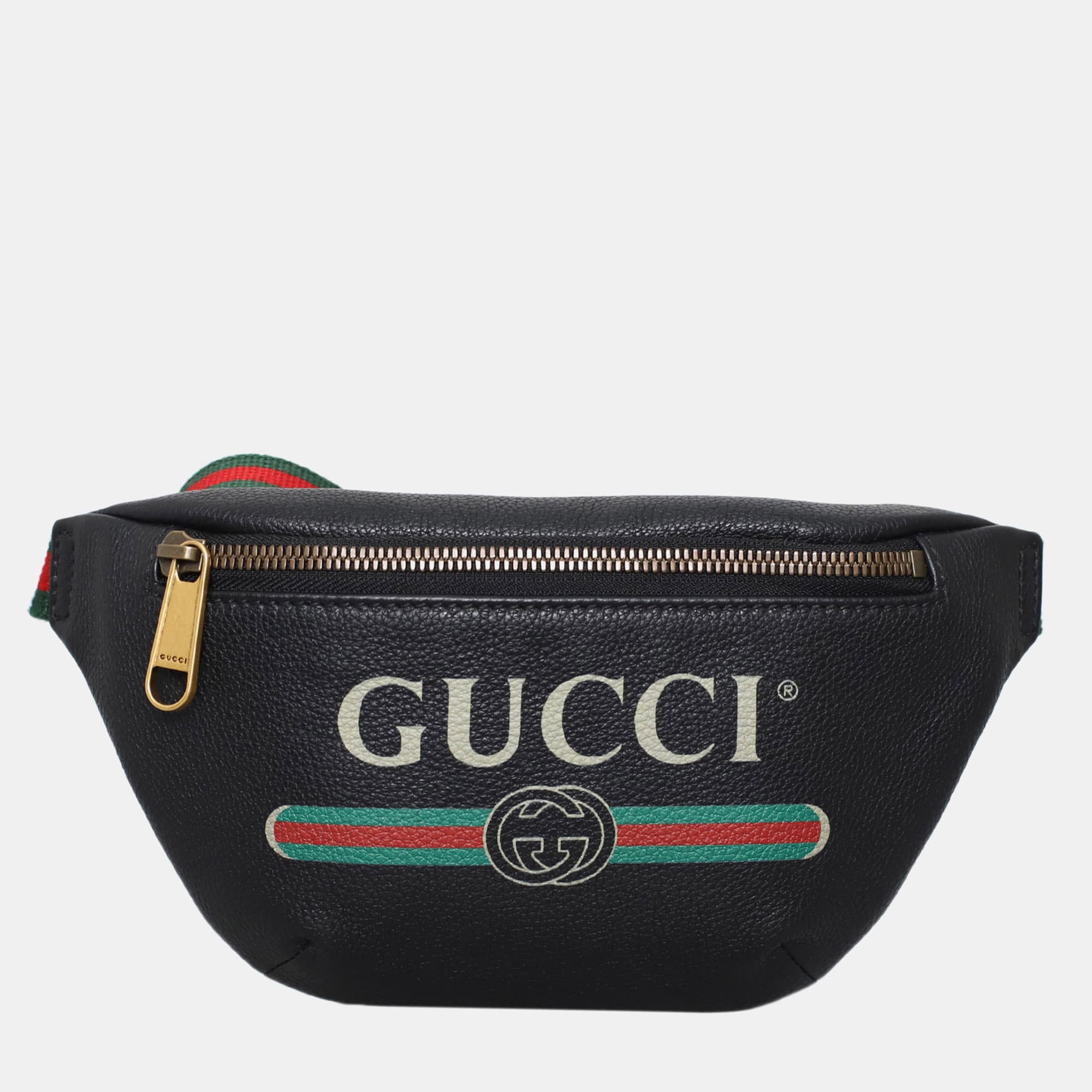 Gucci Printed Logo Belt Bag
