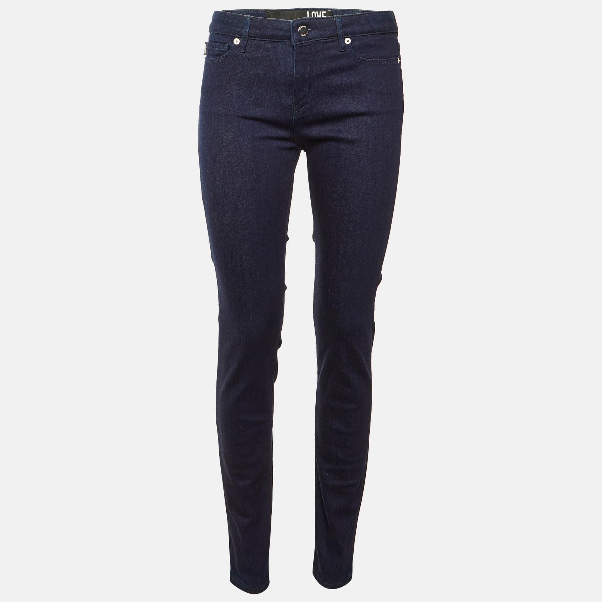 Love Moschino Blue Denim Skinny Fit Jeans M/Waist 29"