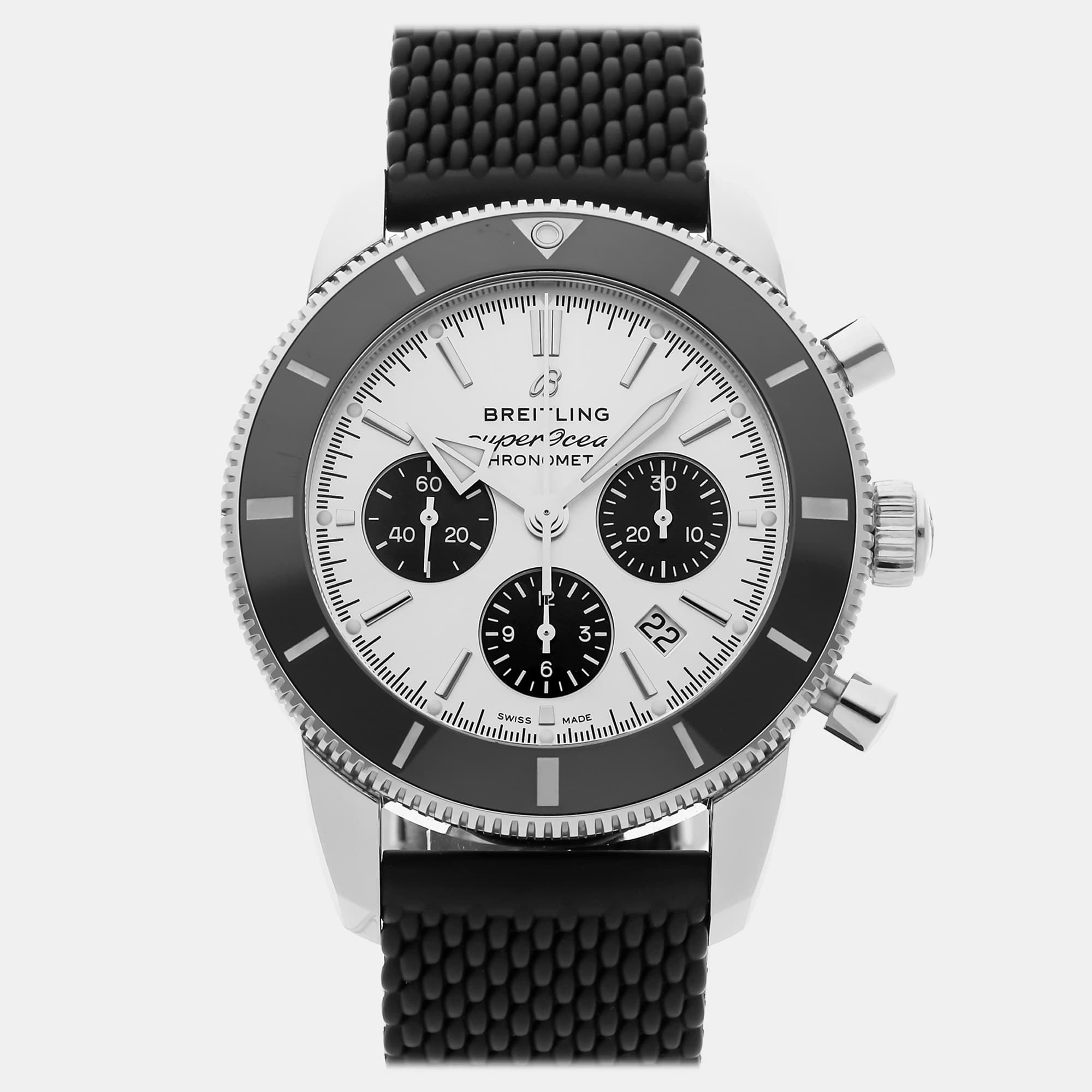 Pre-Owned Breitling Superocean Heritage B01 Chronograph AB0162121G1S1 Automatic 44 mm