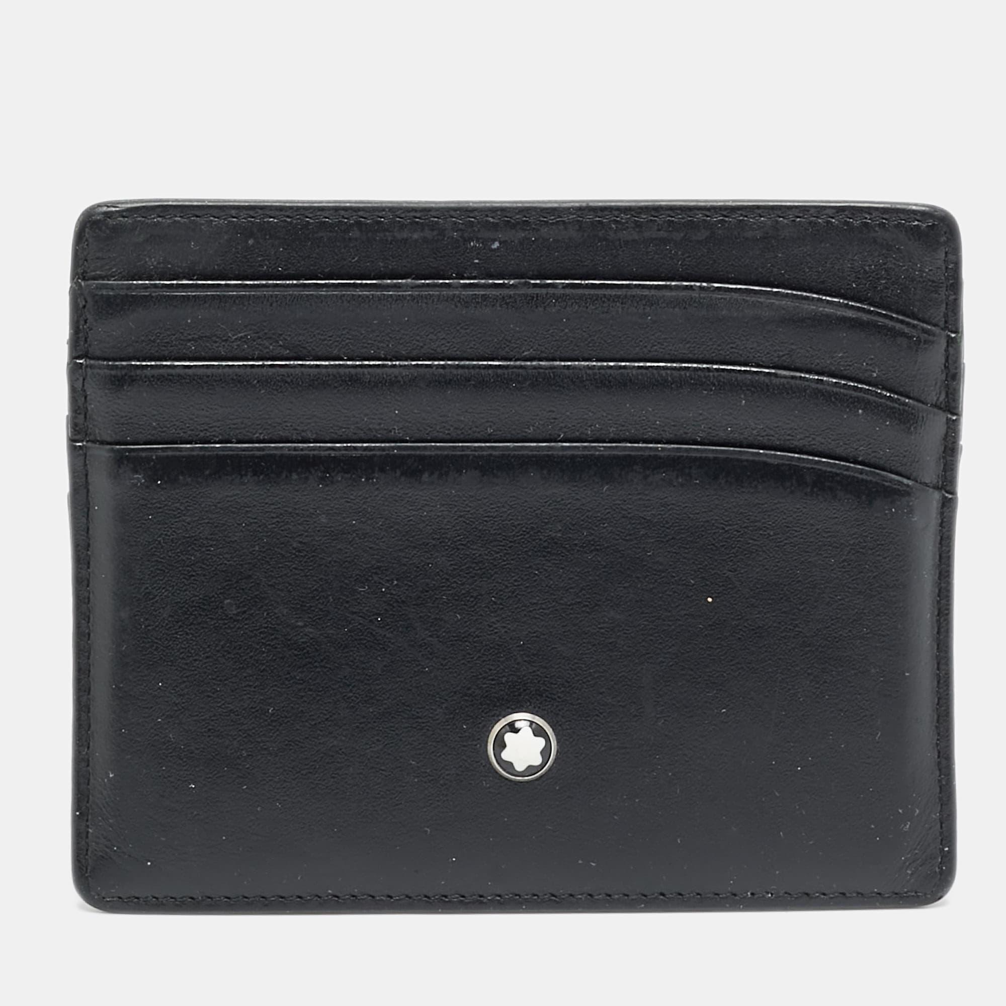 Montblanc Meisterstuck Black Leather Card Holder