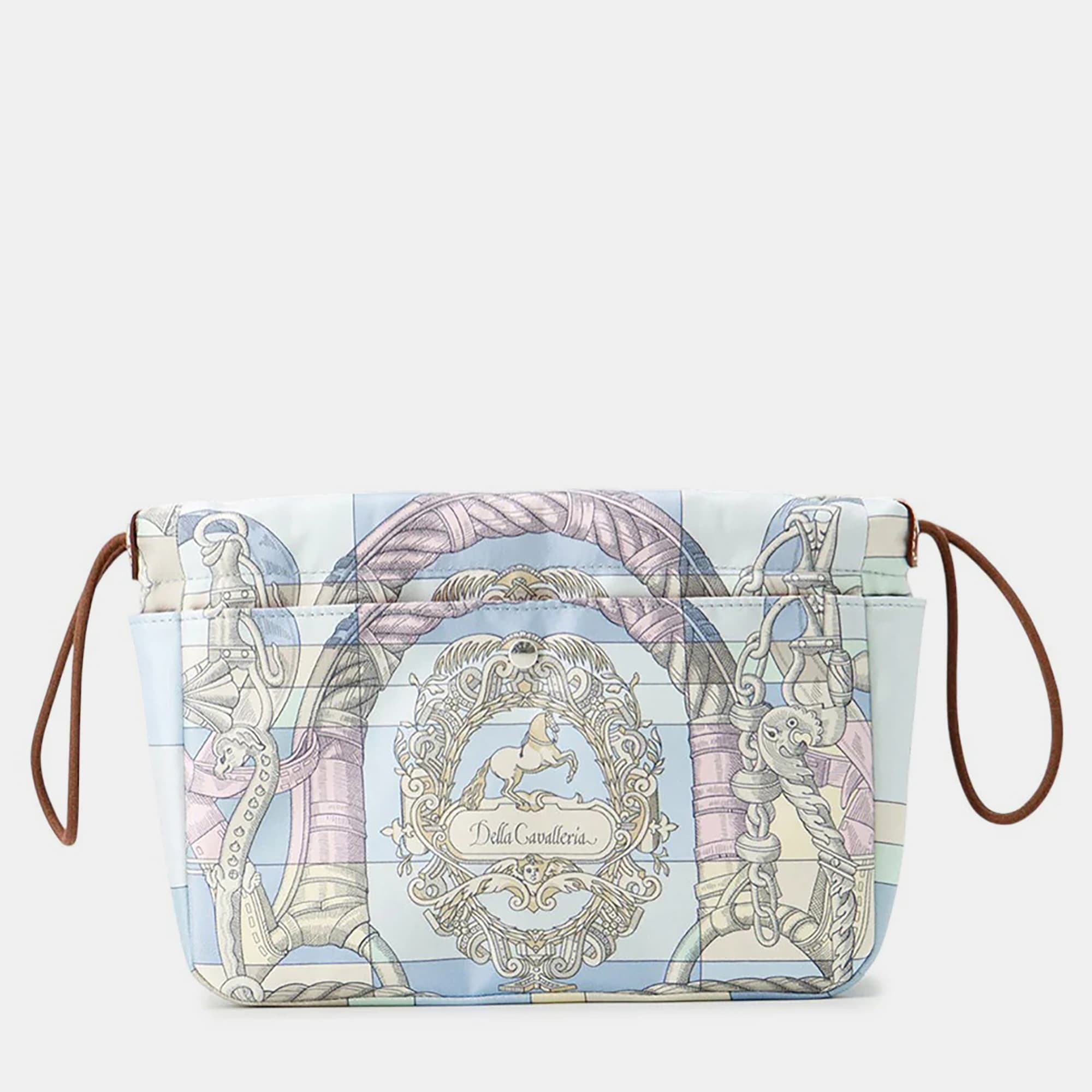 Hermes Fourbi della Cavalleria 20 Multicolor Silk Clutch Bag