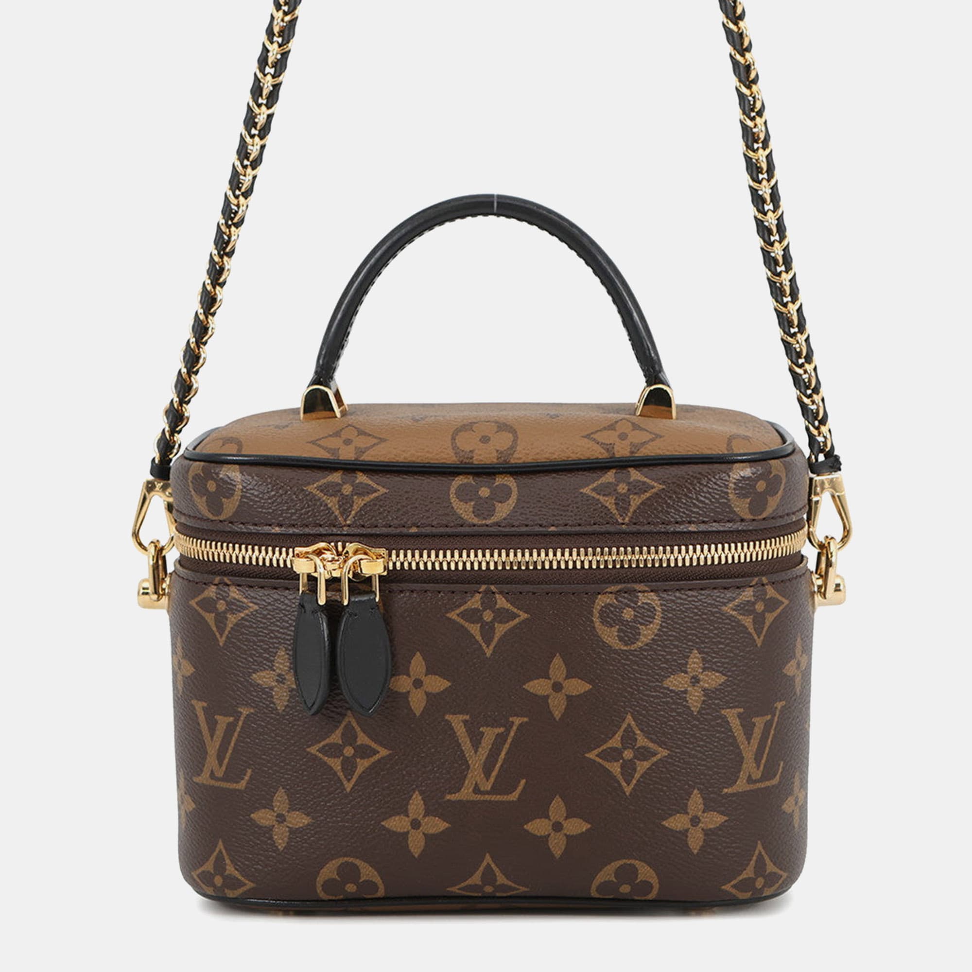 Louis Vuitton Vanity NV PM Black Monogram Reverse Canvas Bag