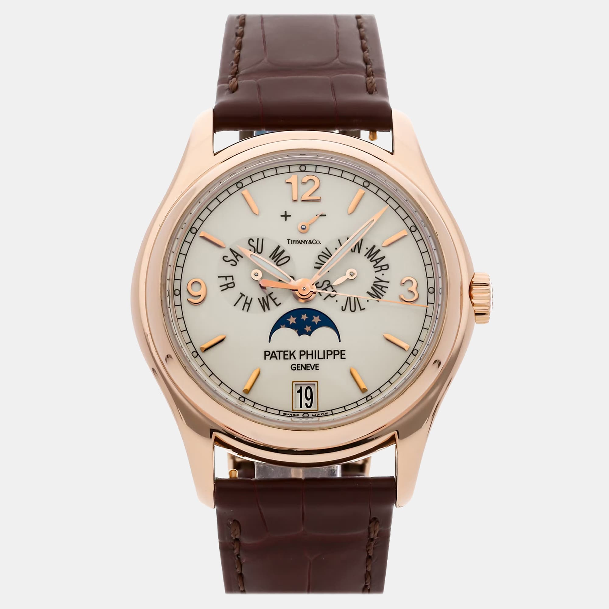 Pre-Owned Patek Philippe Complications Annual Calendar Moon Phases 5146R-001 Automatic 39 mm