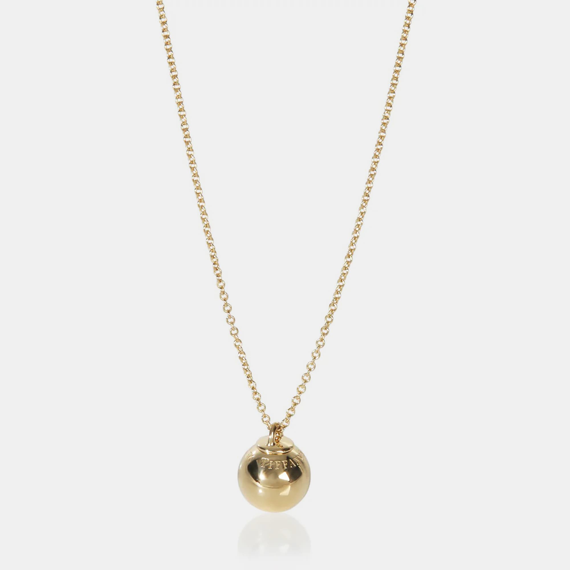Tiffany & Co. HardWear Ball 18K Yellow Gold Pendant Necklace