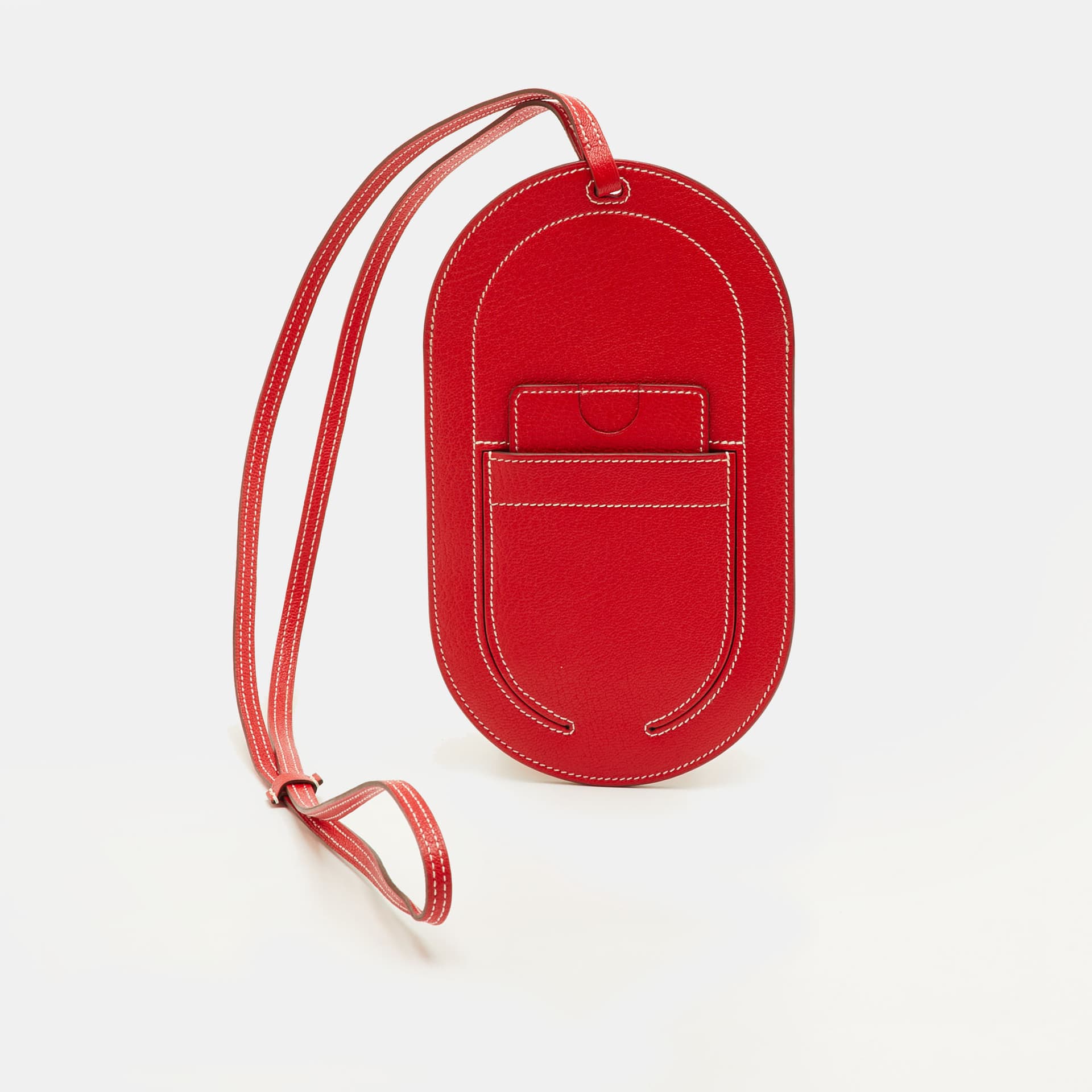 Hermes In-the-Loop Phone To Go GM Rogue Piment Mysore Leather Phone Case