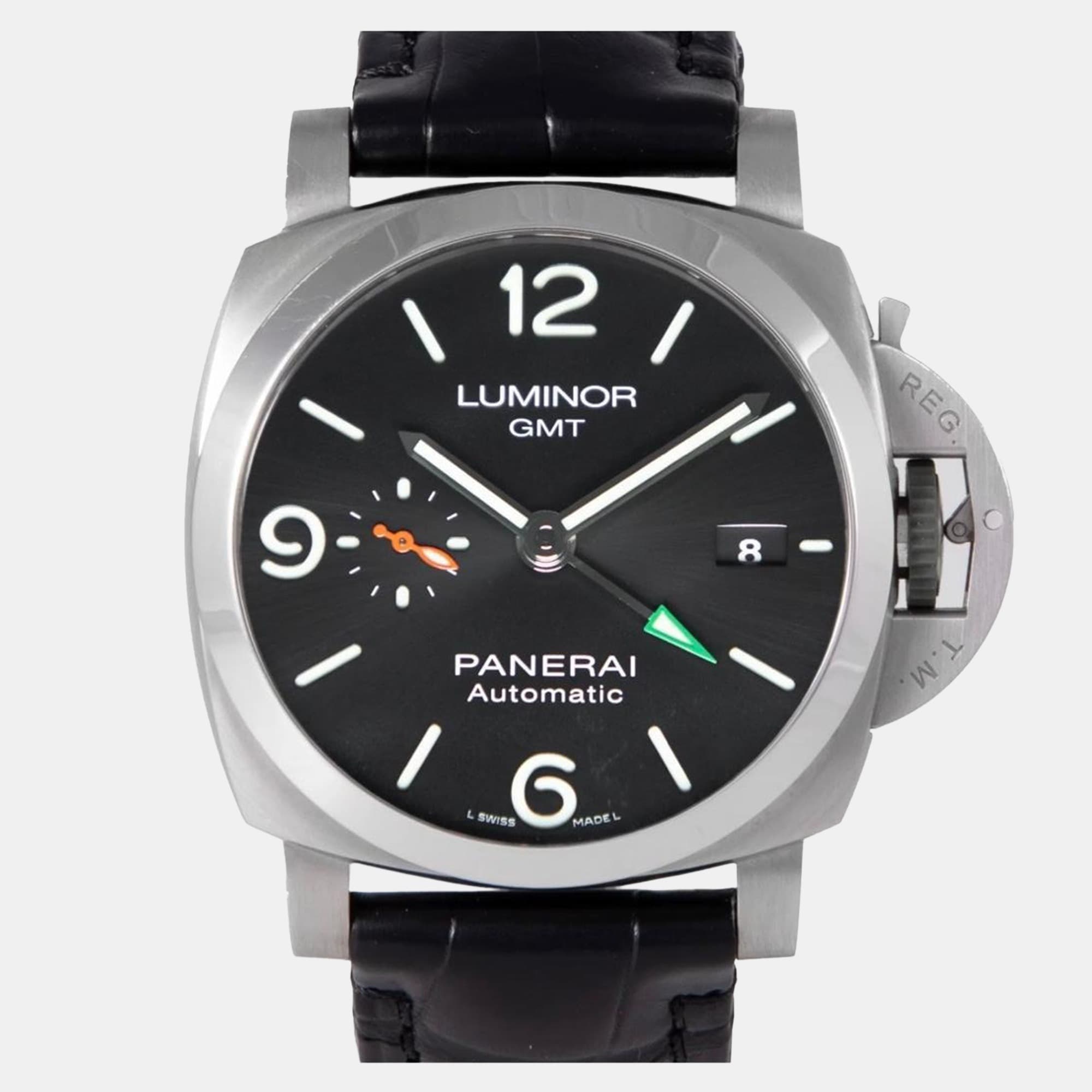 Panerai Luminor Marina PAM01971 Automatic Black Stainless Steel Men's Wristwatch 44 mm