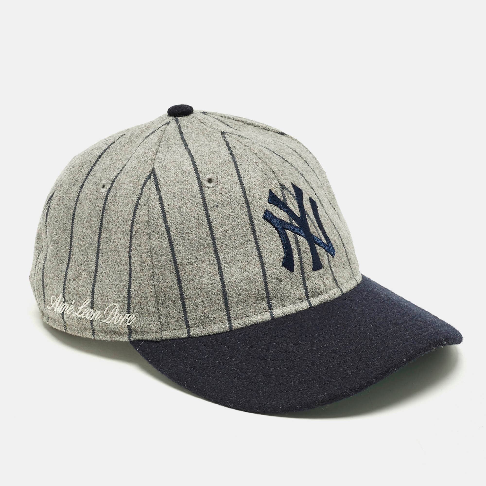 Aime Leon Dore x Newera Grey Wool Baseball Cap Size 57cm