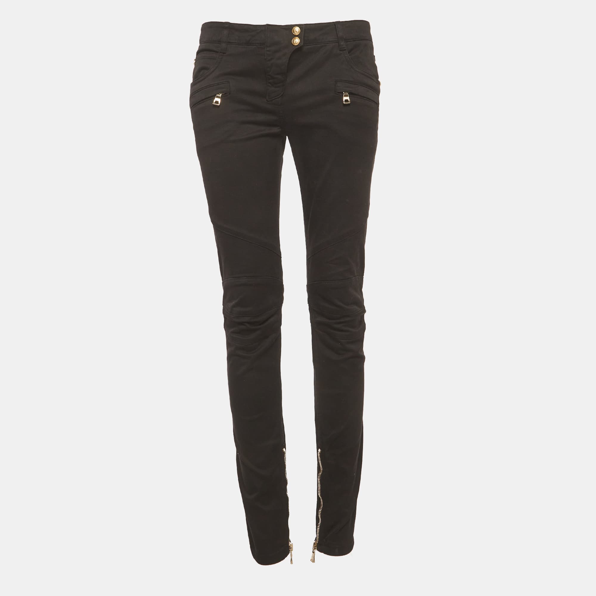 Balmain Black Denim Skinny Jeans M/Waist 30"