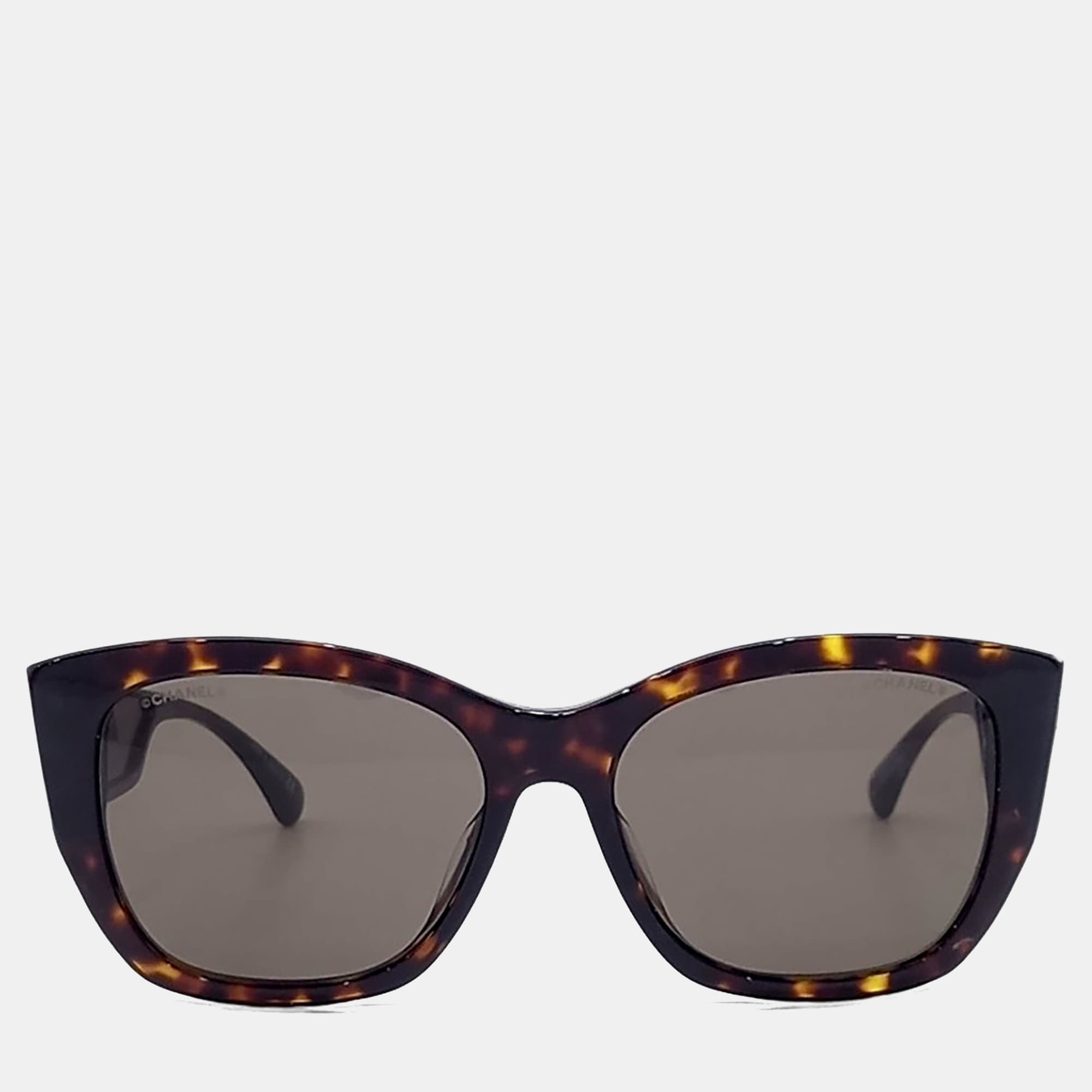 Chanel Brown Tone Sunglasses