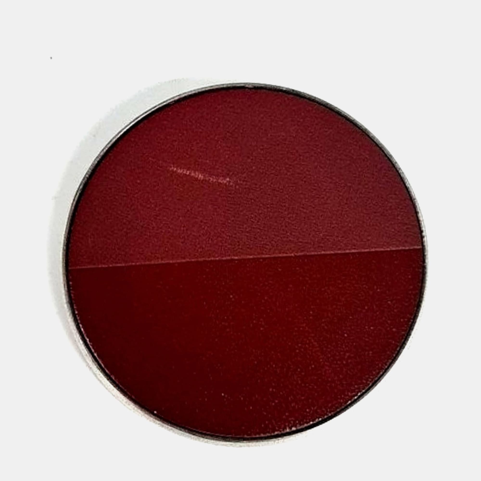 Hermes Red Silver Brooch