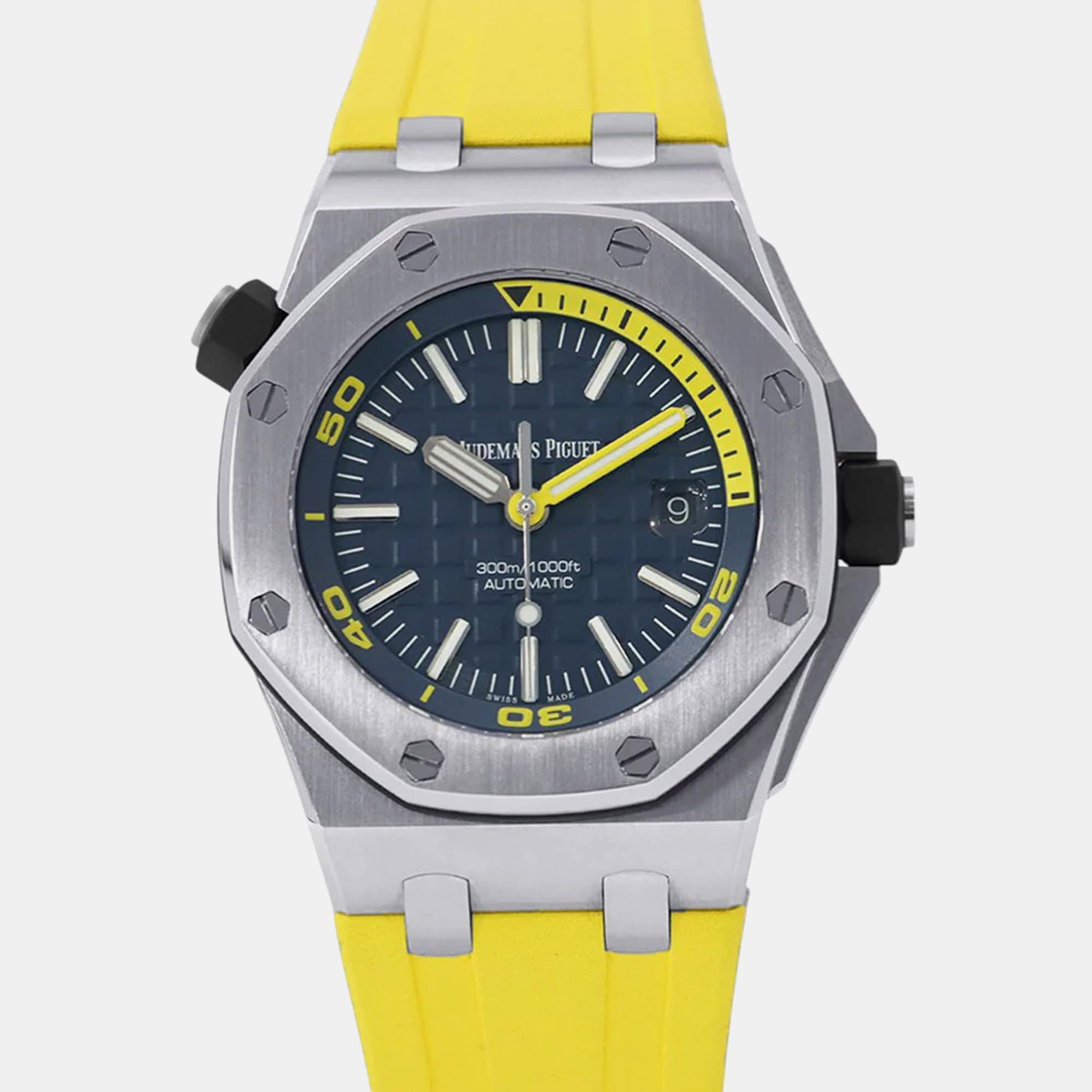 Audemars Piguet Royal Oak Offshore Diver 15710ST.OO.A027CA.01 Automatic Blue Stainless Steel Men's Wristwatch 42mm