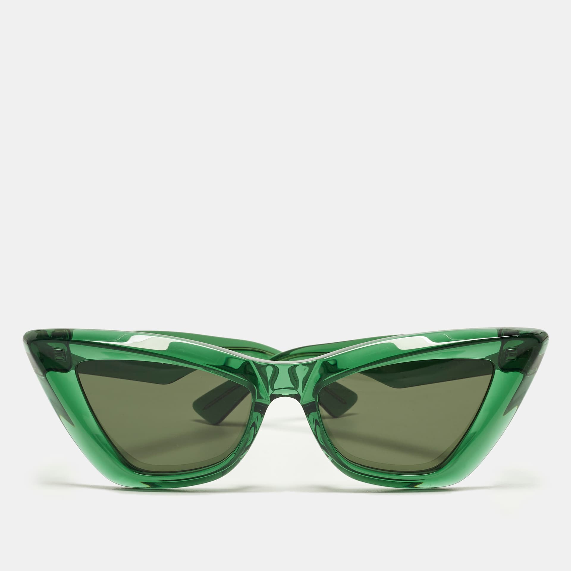 Bottega Veneta Green BV1101S Cat Eye Sunglasses