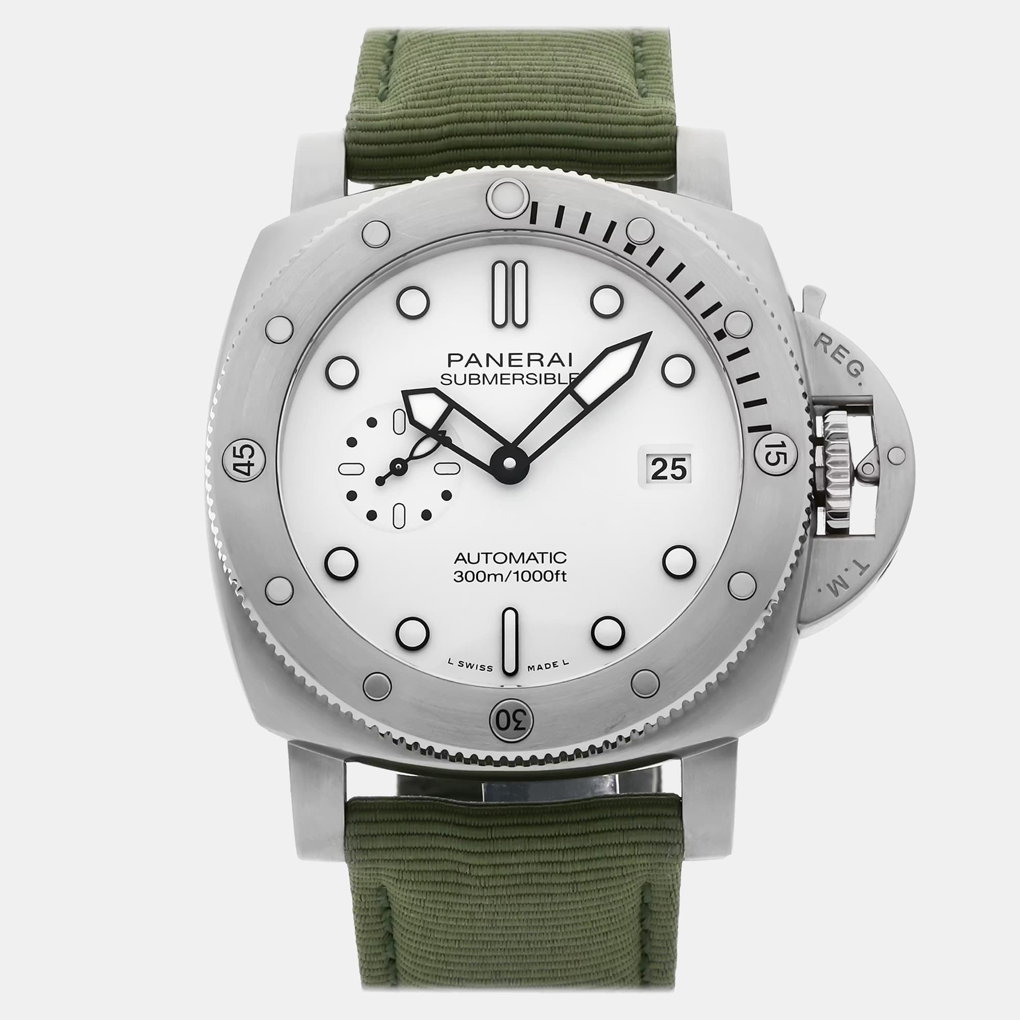 Pre-Owned Panerai Submersible QuarantaQuattro Bianco PAM 1226