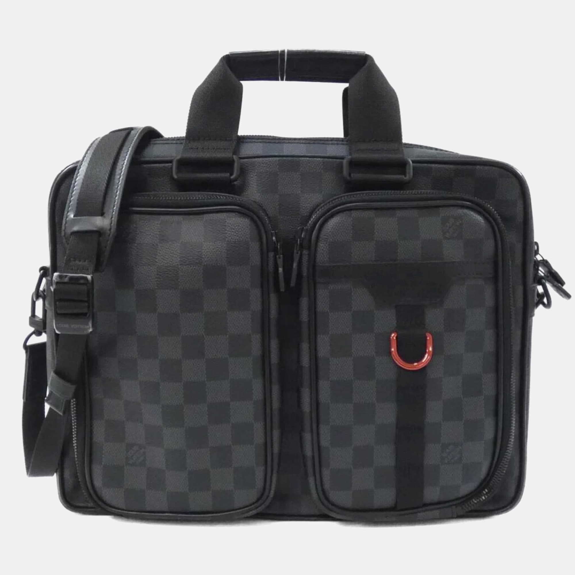 Louis Vuitton Damier Graphite Utility Business Canvas Briefcase