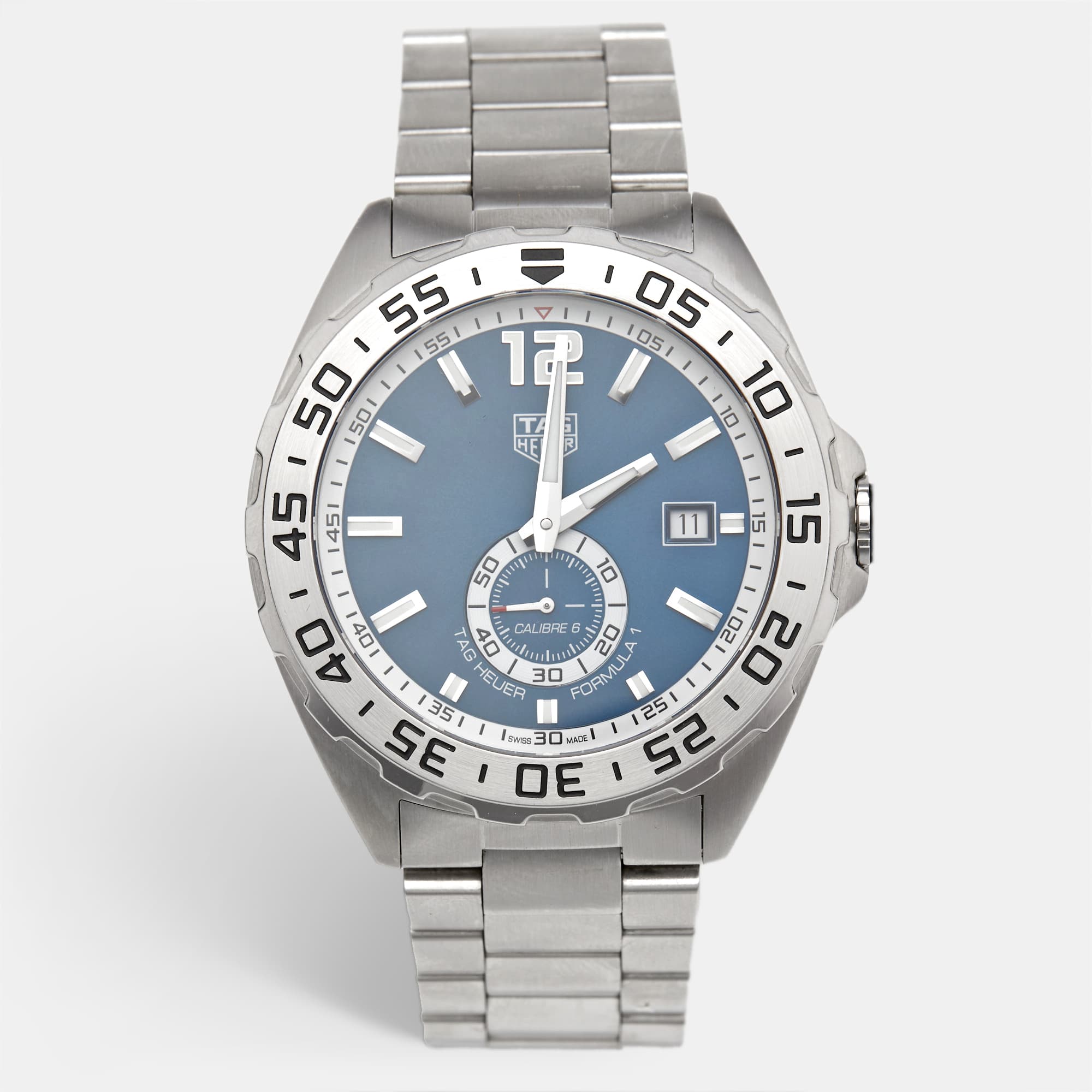 TAG Heuer Formula 1 WAZ2014.BA0842 Blue Dial Stainless Steel Men's Wristwatch 43 mm