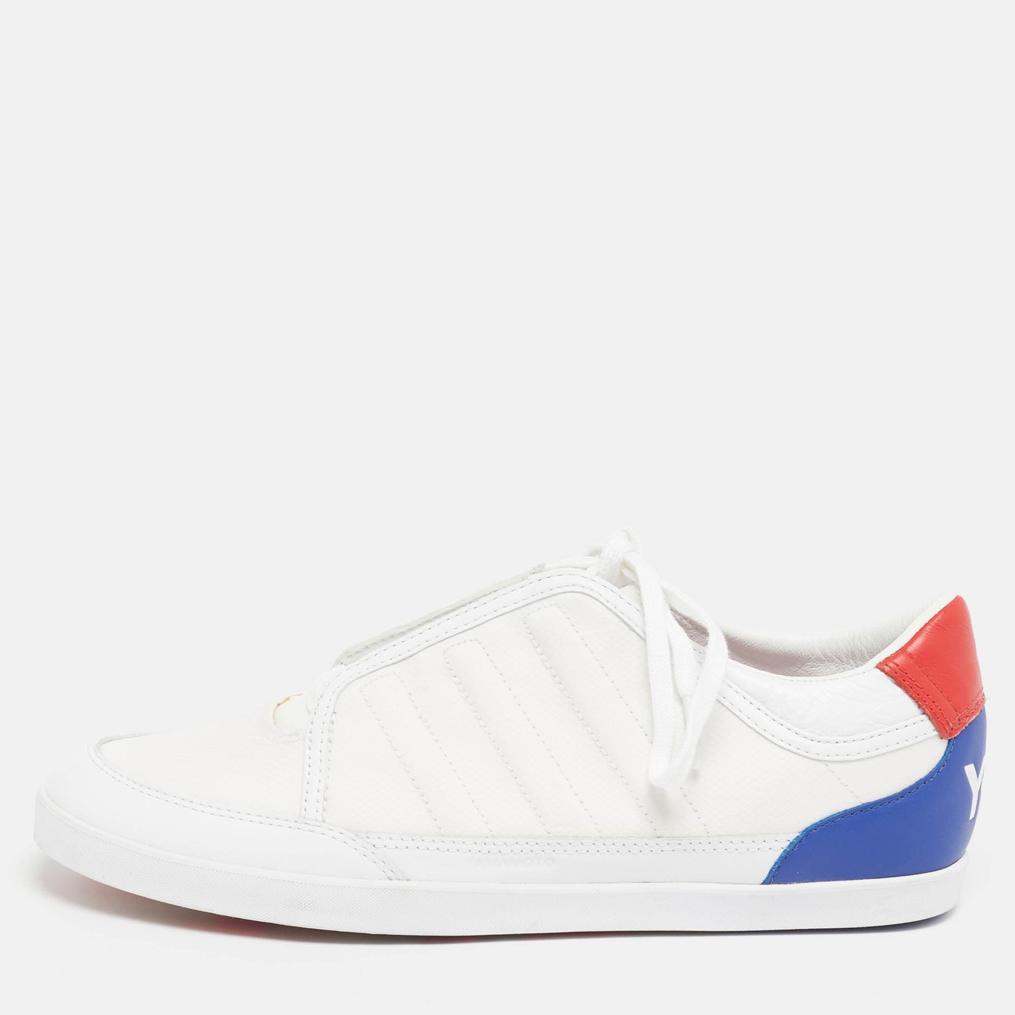 Y-3 Honja Size 40 Tricolor Leather and Nylon Low Top Sneakers