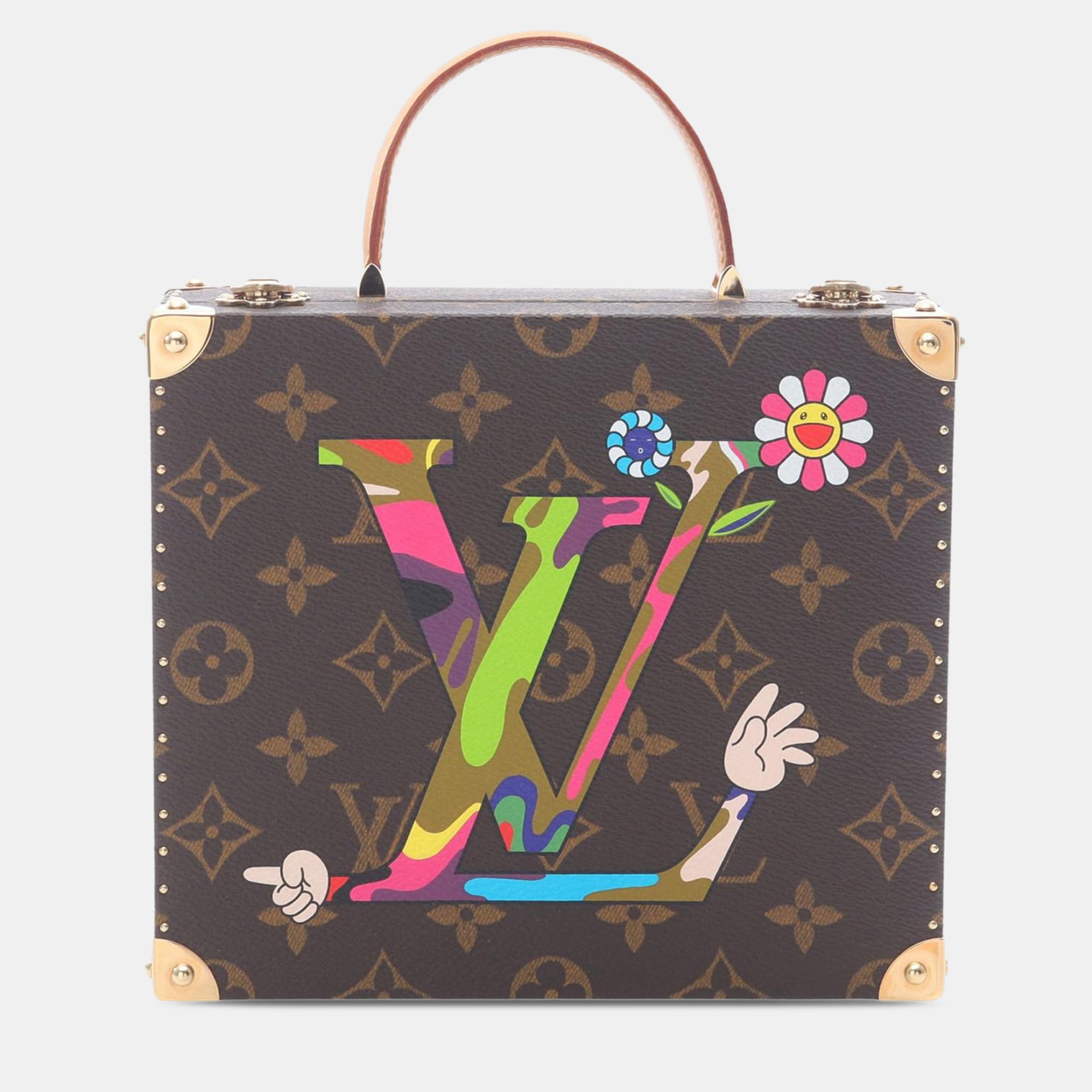 Louis Vuitton Brown Takashi Murakami MOCA Monogram Jewelry Box