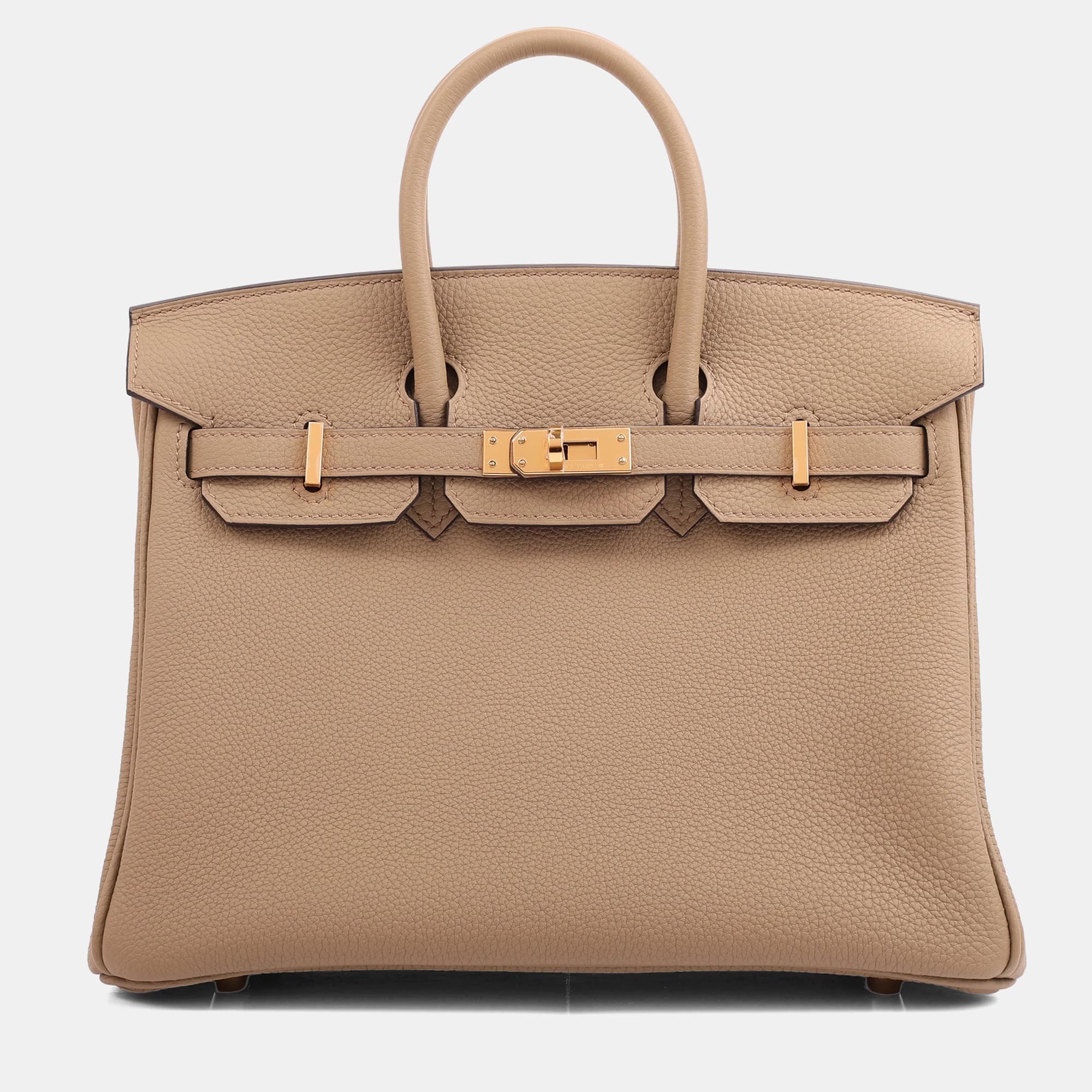 Hermes Beige Marfa Togo Birkin 25 GHW