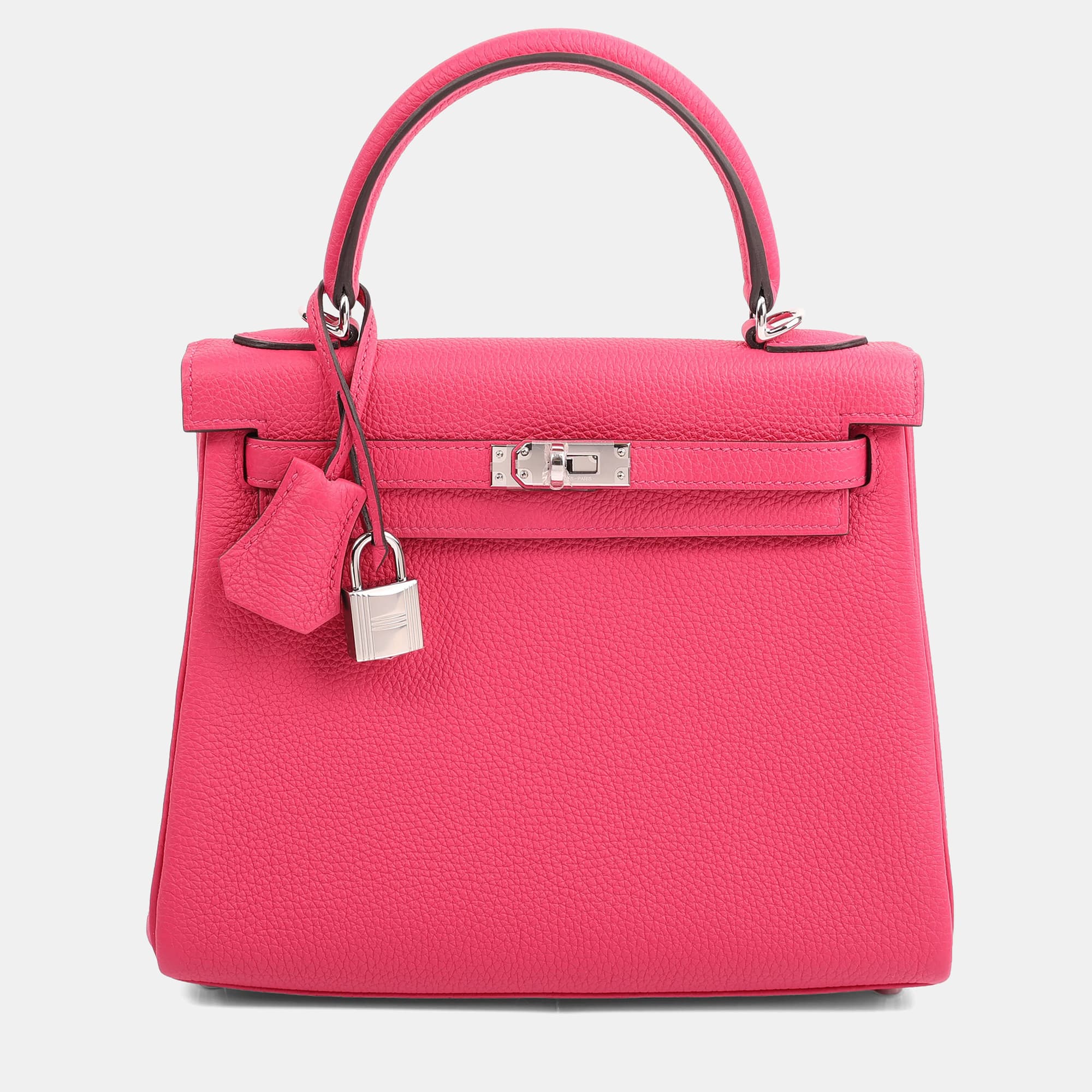 Hermes Rose Mexico Togo Kelly 25 PHW