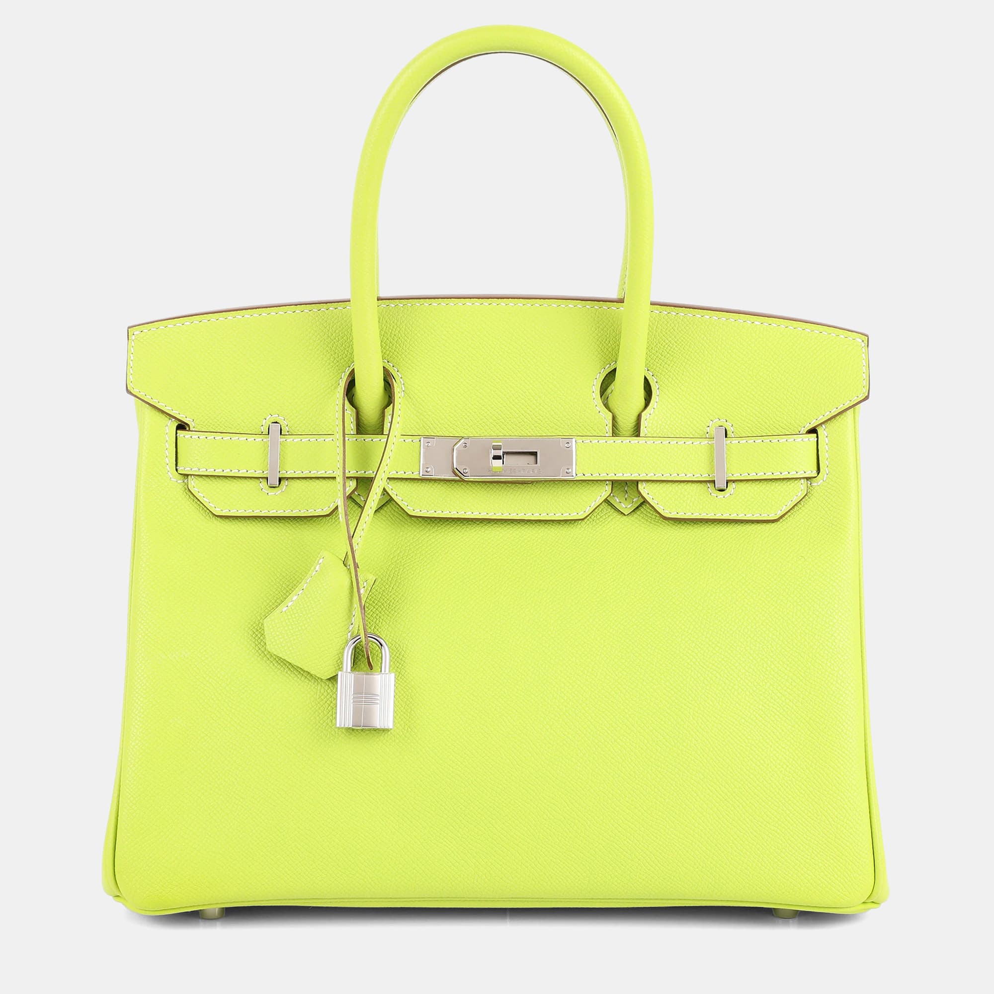 Hermes Kiwi Epsom Candy Birkin 30