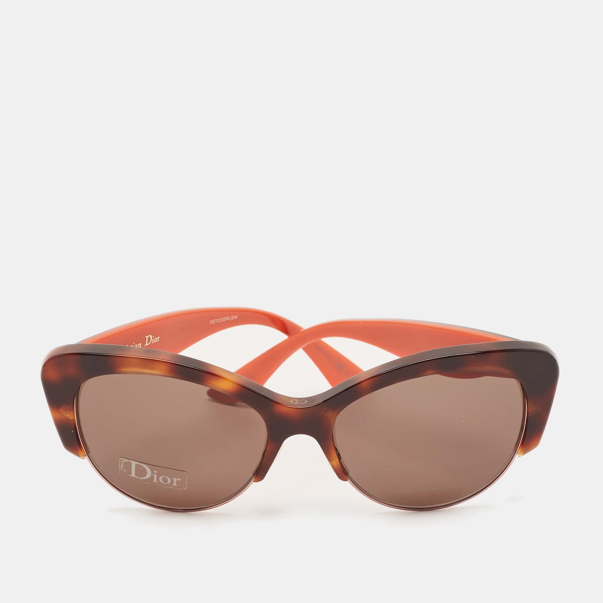 Dior Brown/Orange Envol 1 LZTEJ Butterfly Sunglasses