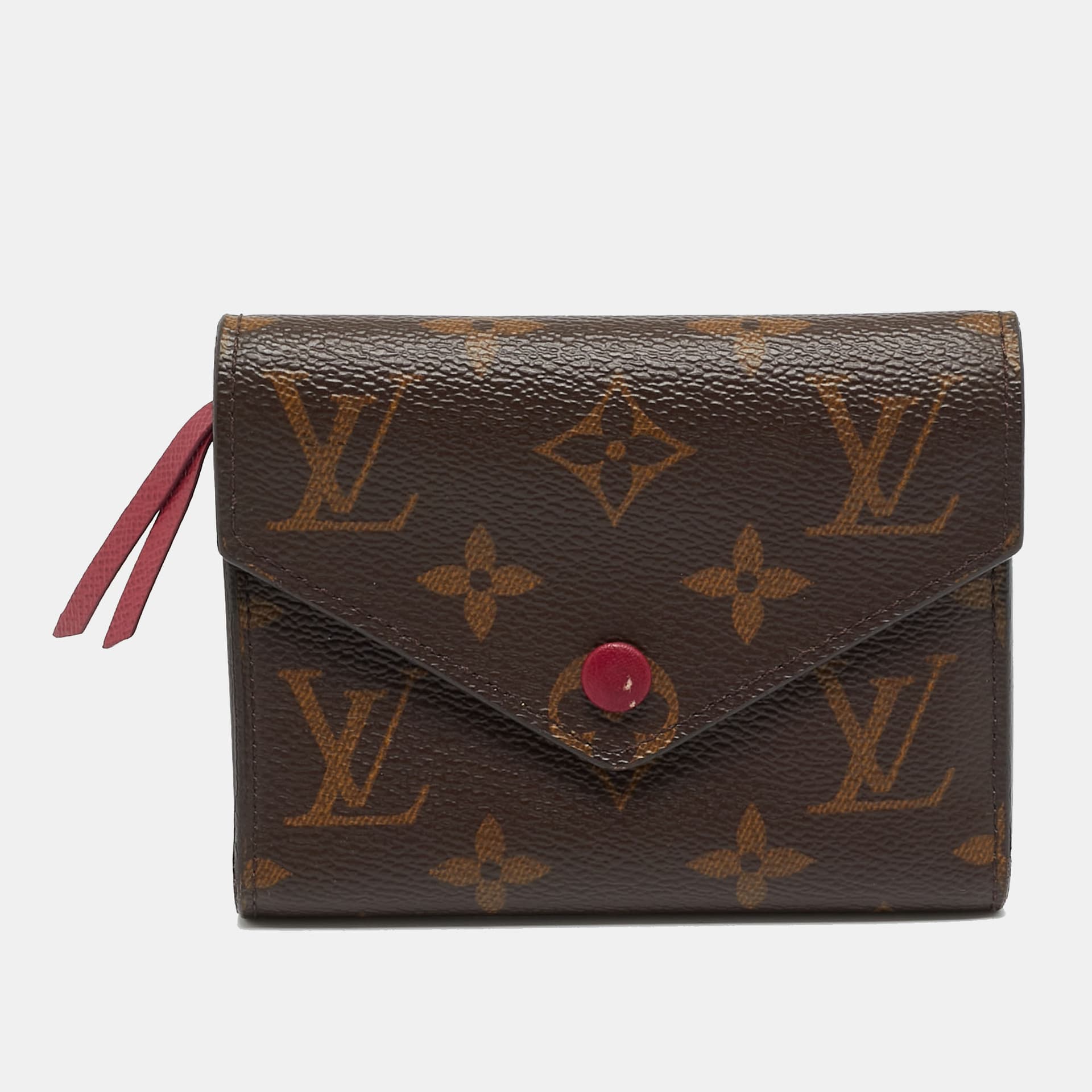 Louis Vuitton Victorine Fuchsia Monogram Canvas Trifold Wallet