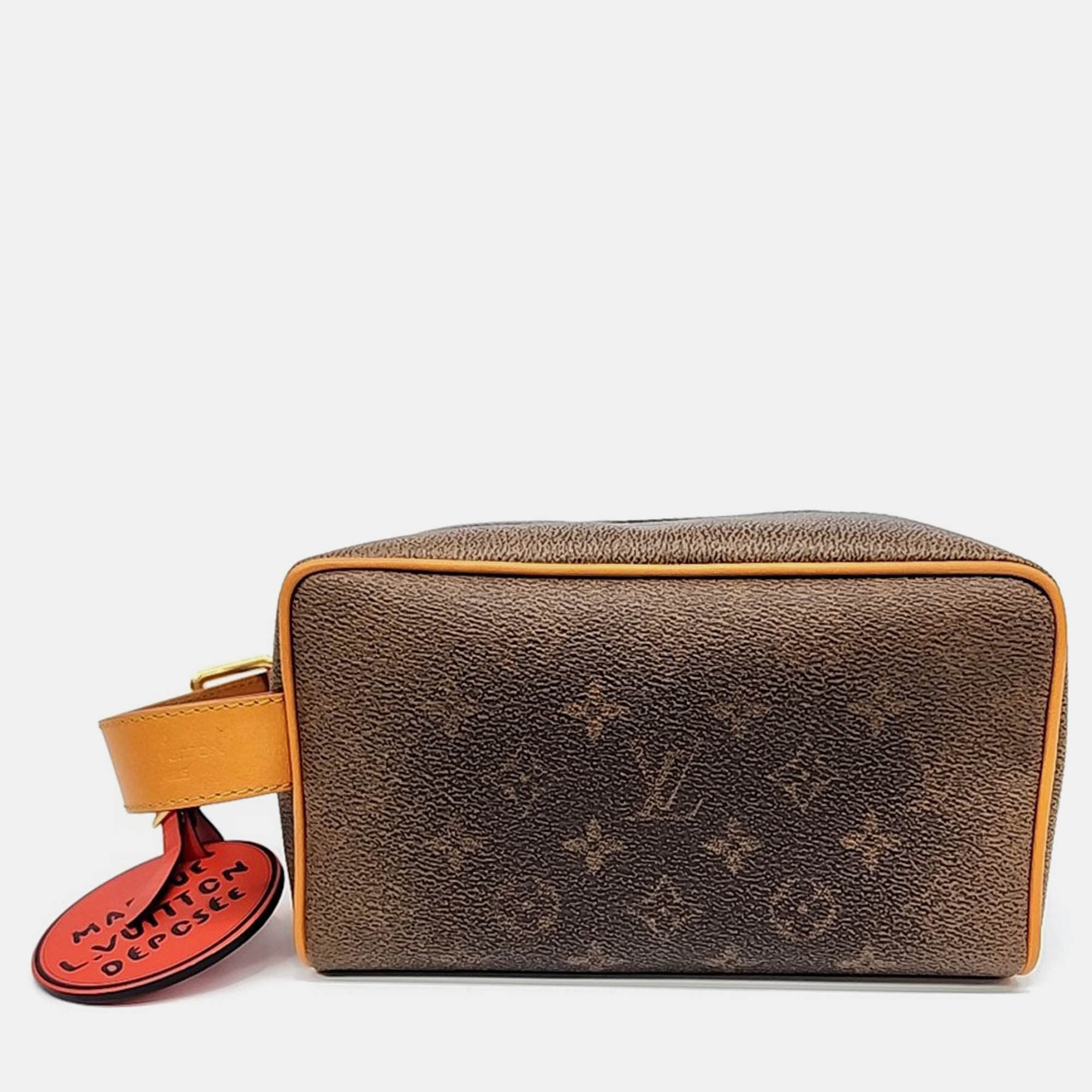 Louis Vuitton Brown PVC Lacquer Doppet