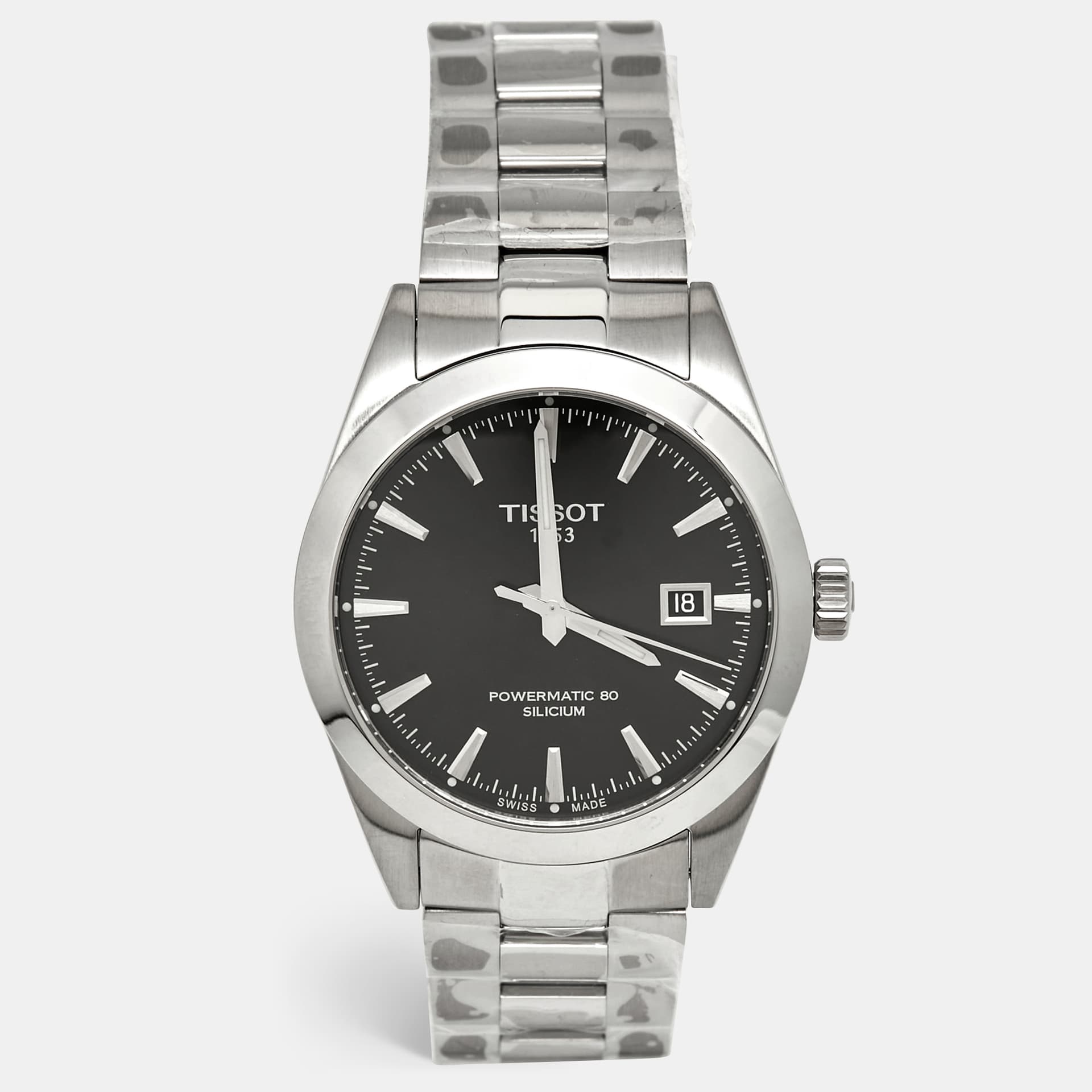 Tissot Gentleman T127.407.11.051.00 Black Dial Stainless Steel Men's Wristwatch 40 mm