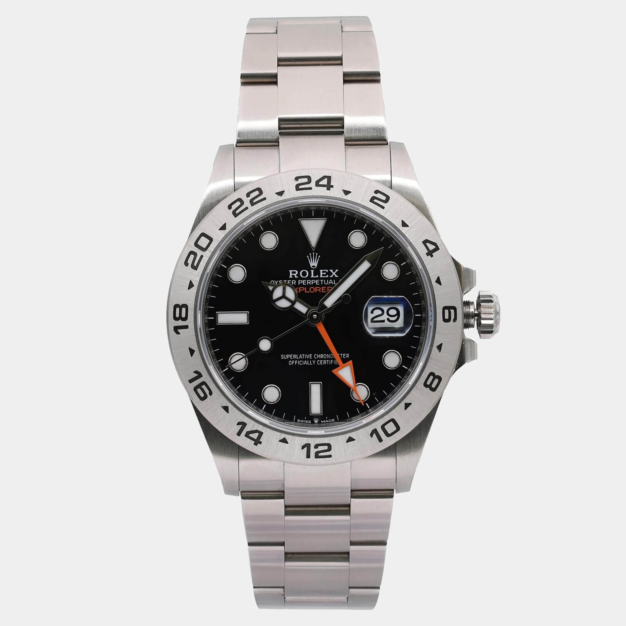Rolex Explorer II 226570 Black Stainless Steel Automatic Men Wristwatch 42mm