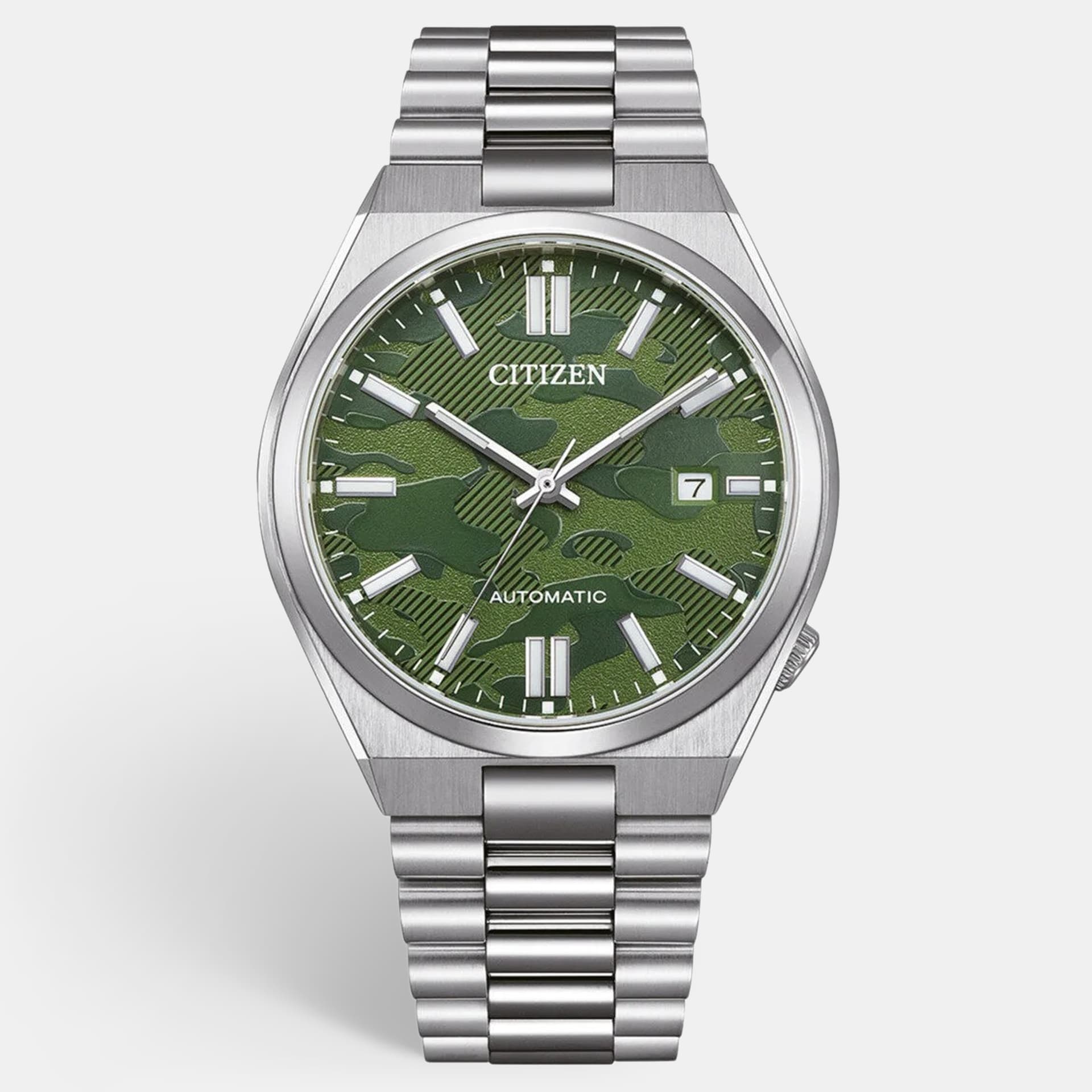 Citizen Tsuyosa NJ0159-86X Green Dial Stainless Steel Men's Wristwatch 40 mm