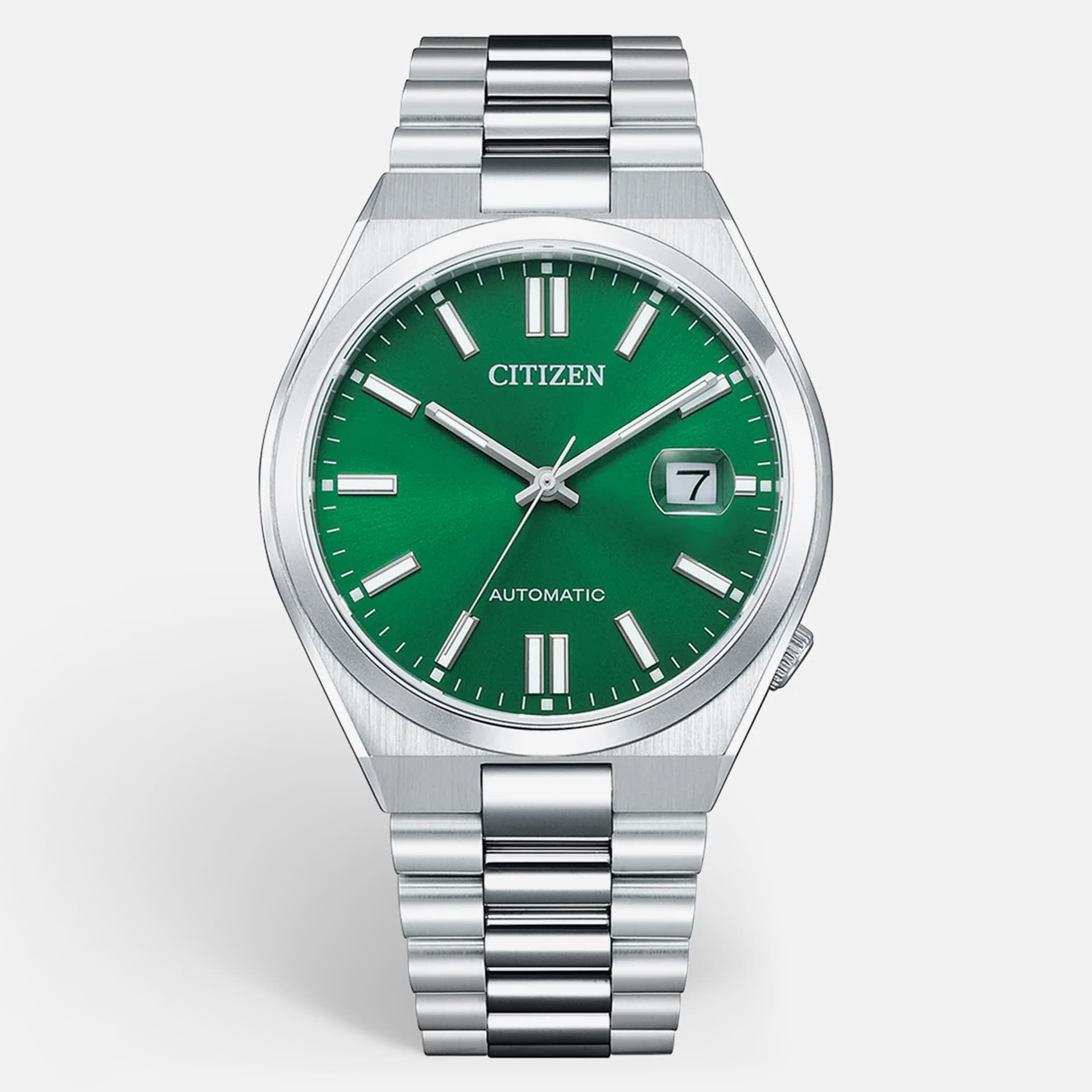 Citizen Tsuyosa NJ0150-81X Green Dial Stainless Steel Men's Wristwatch 40 mm