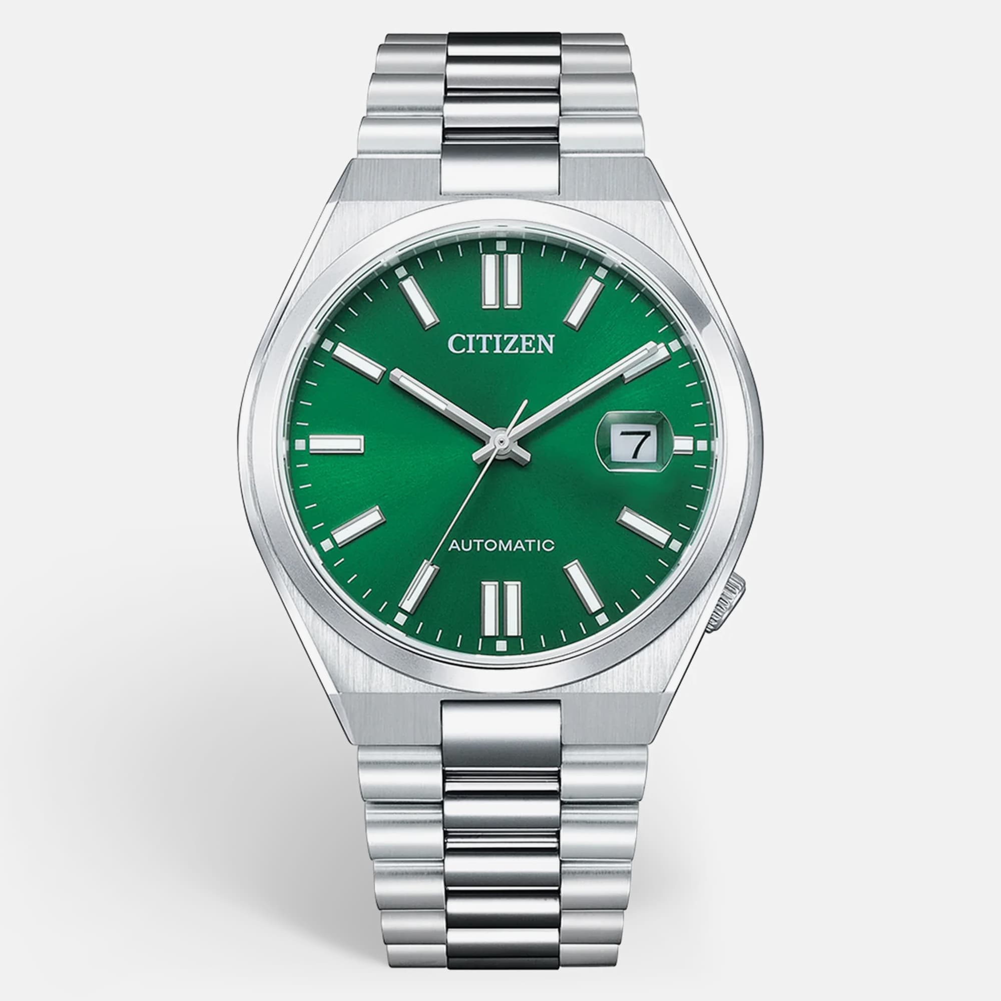 Citizen Tsuyosa NJ0150-81X Green Dial Stainless Steel Men's Wristwatch 40 mm