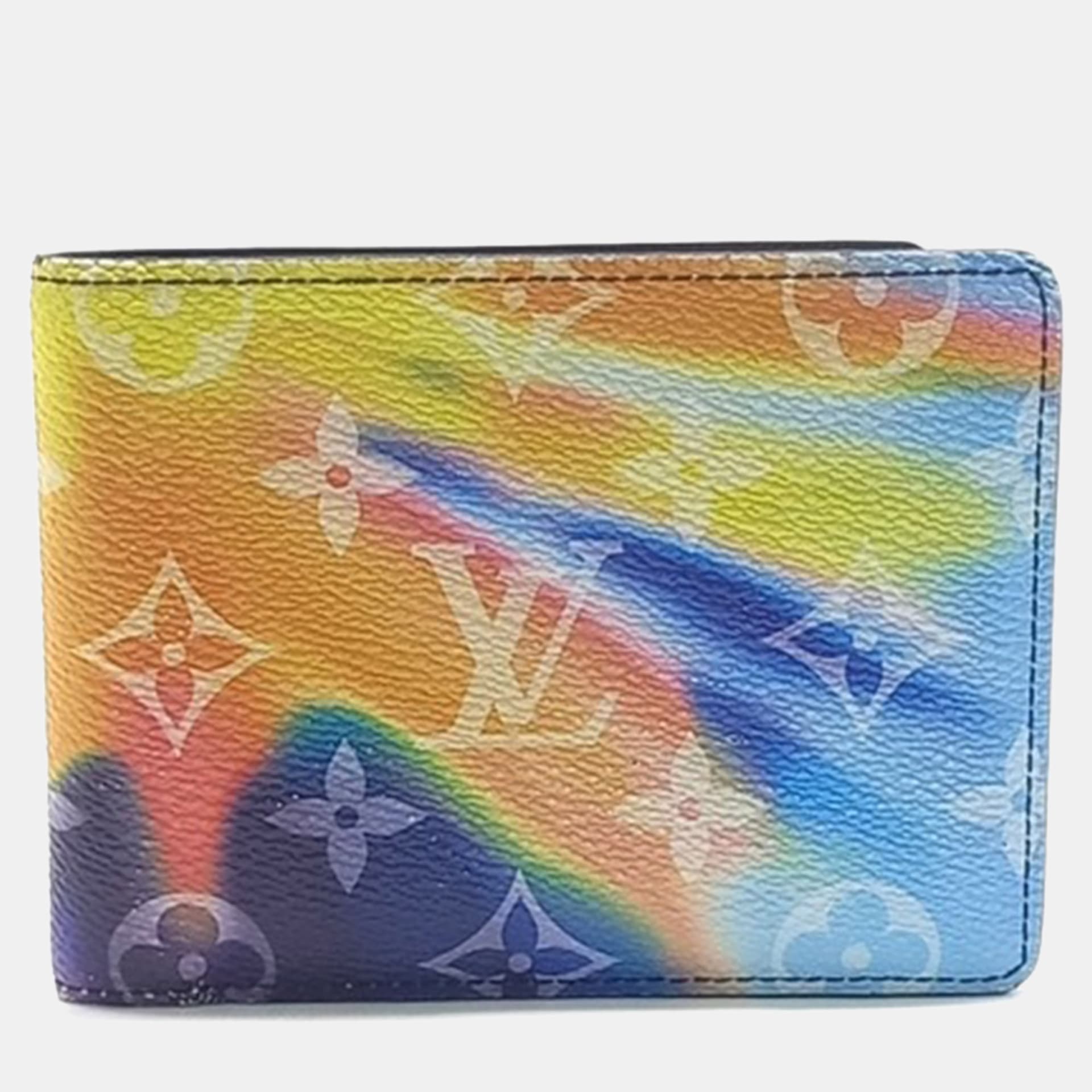 Louis Vuitton Multiple Small Sunset Blue Monogram Canvas Wallet Bag