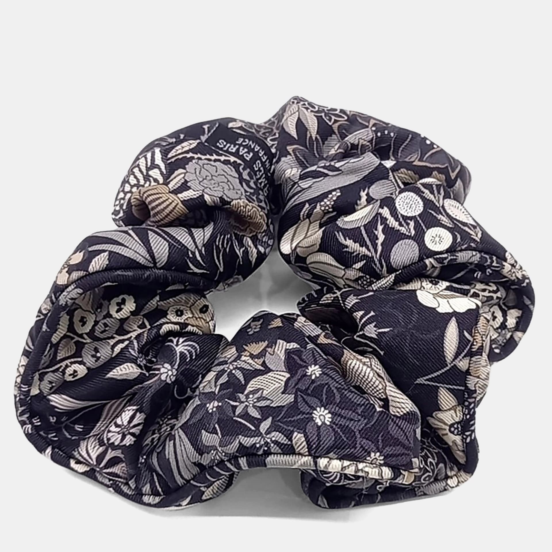 Herm&egrave;s Silk Hair Scrunchie