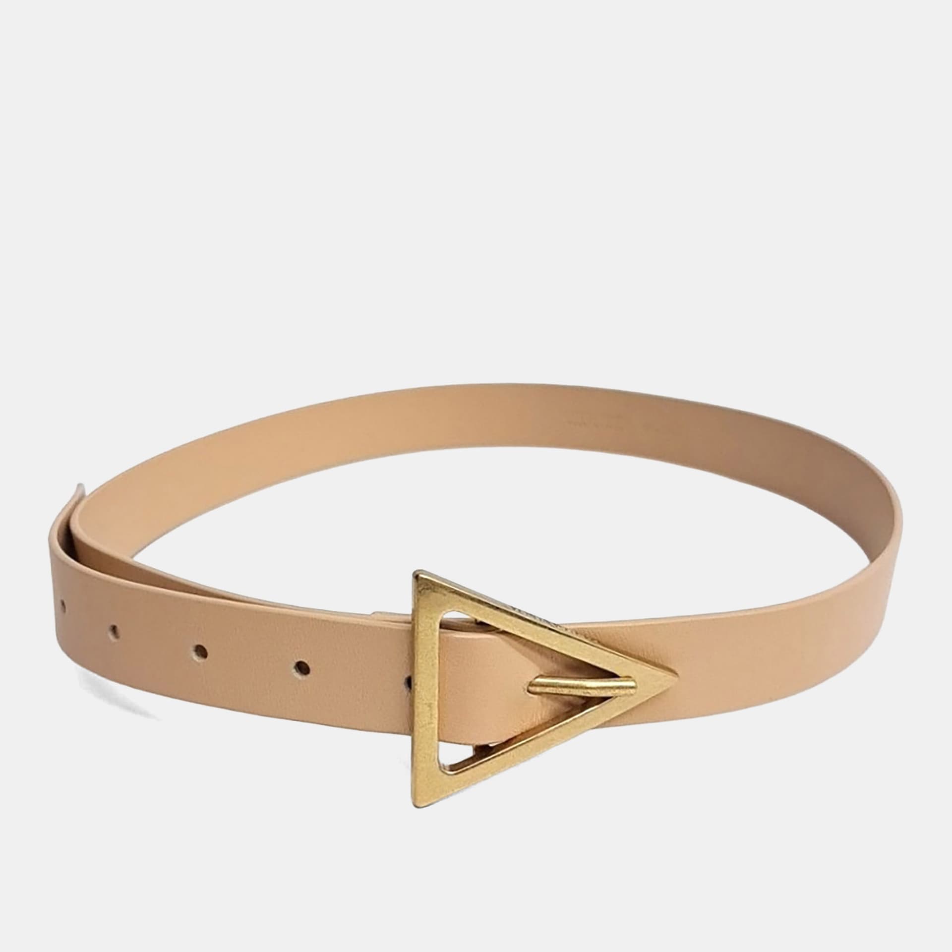 Bottega Veneta leather Beige belt