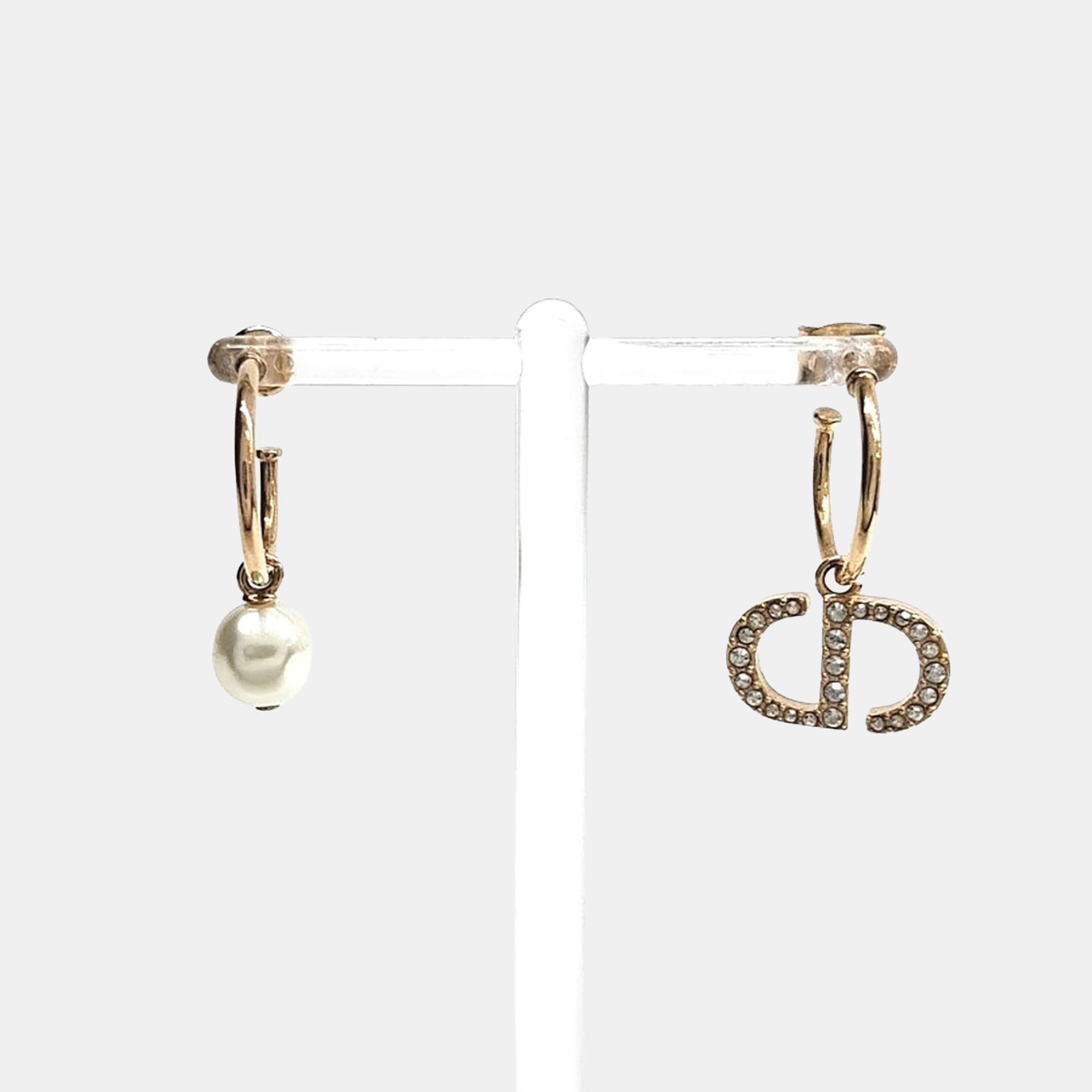Christian Dior metal earrings