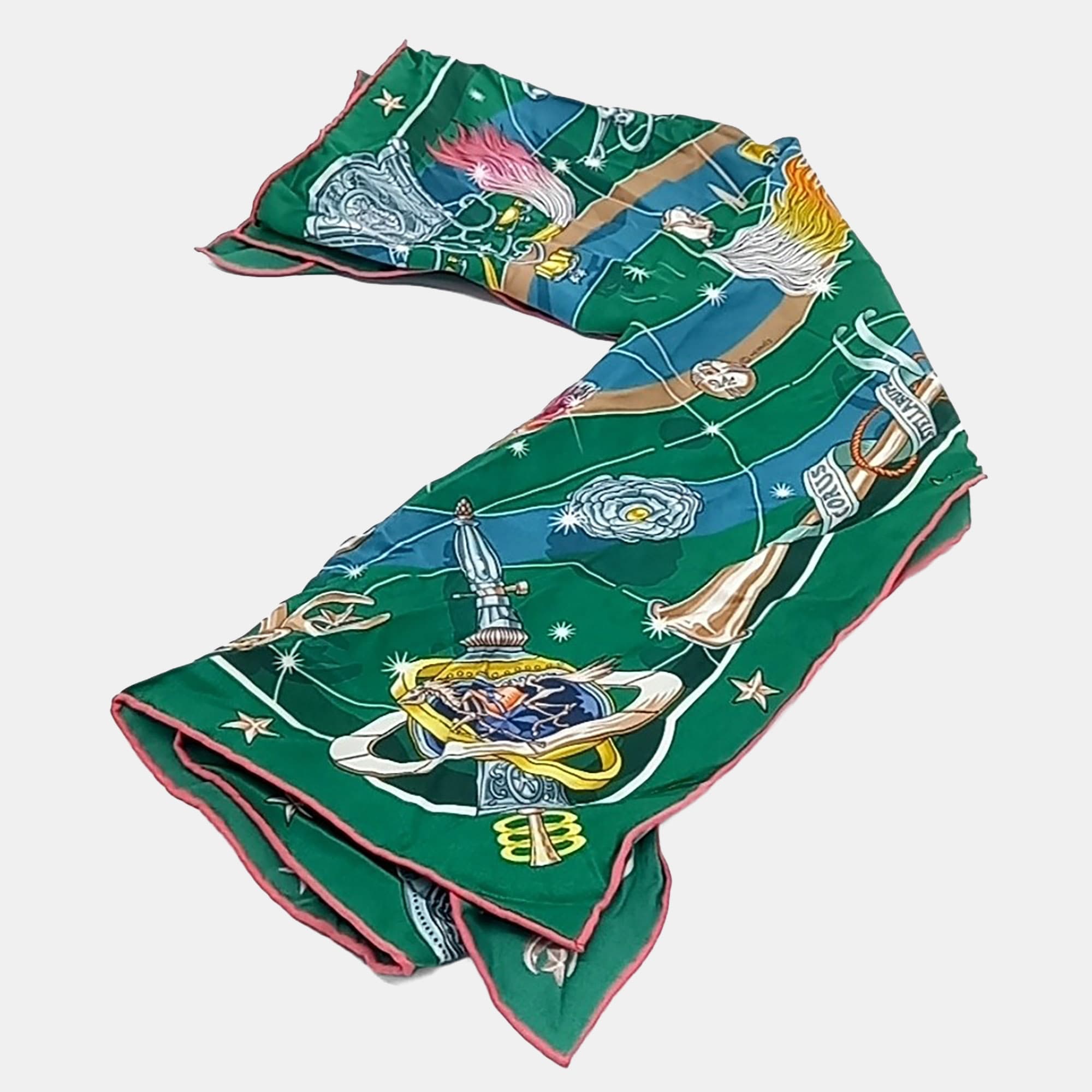 Herm&egrave;s silk multicolor scarf