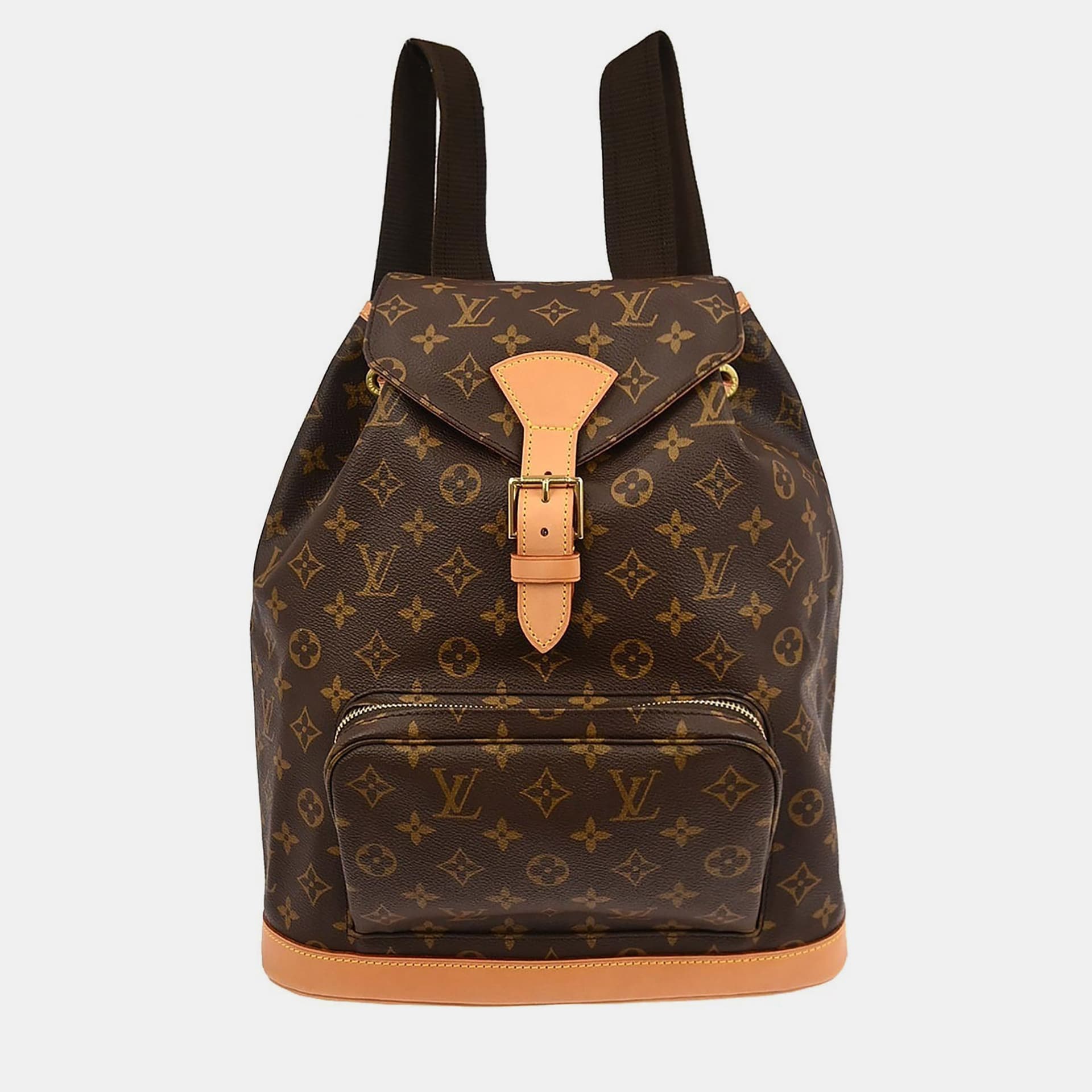 Louis Vuitton Montsouris GM Brown Monogram Canvas Backpack Bag