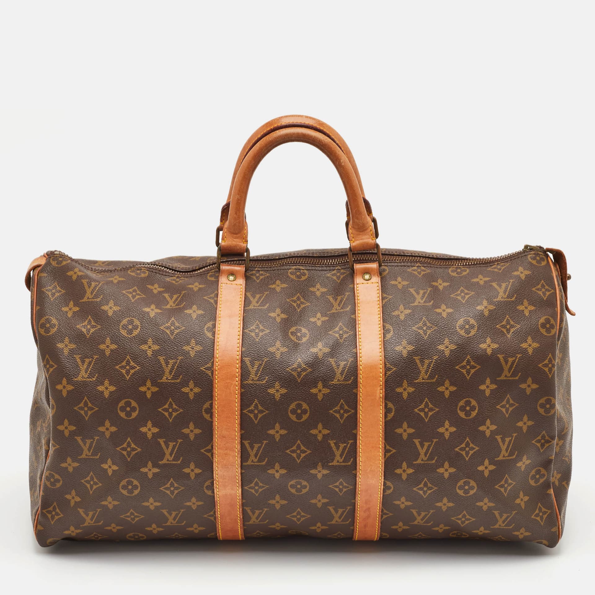 Louis Vuitton Keepall 50 Monogram Canvas Bag