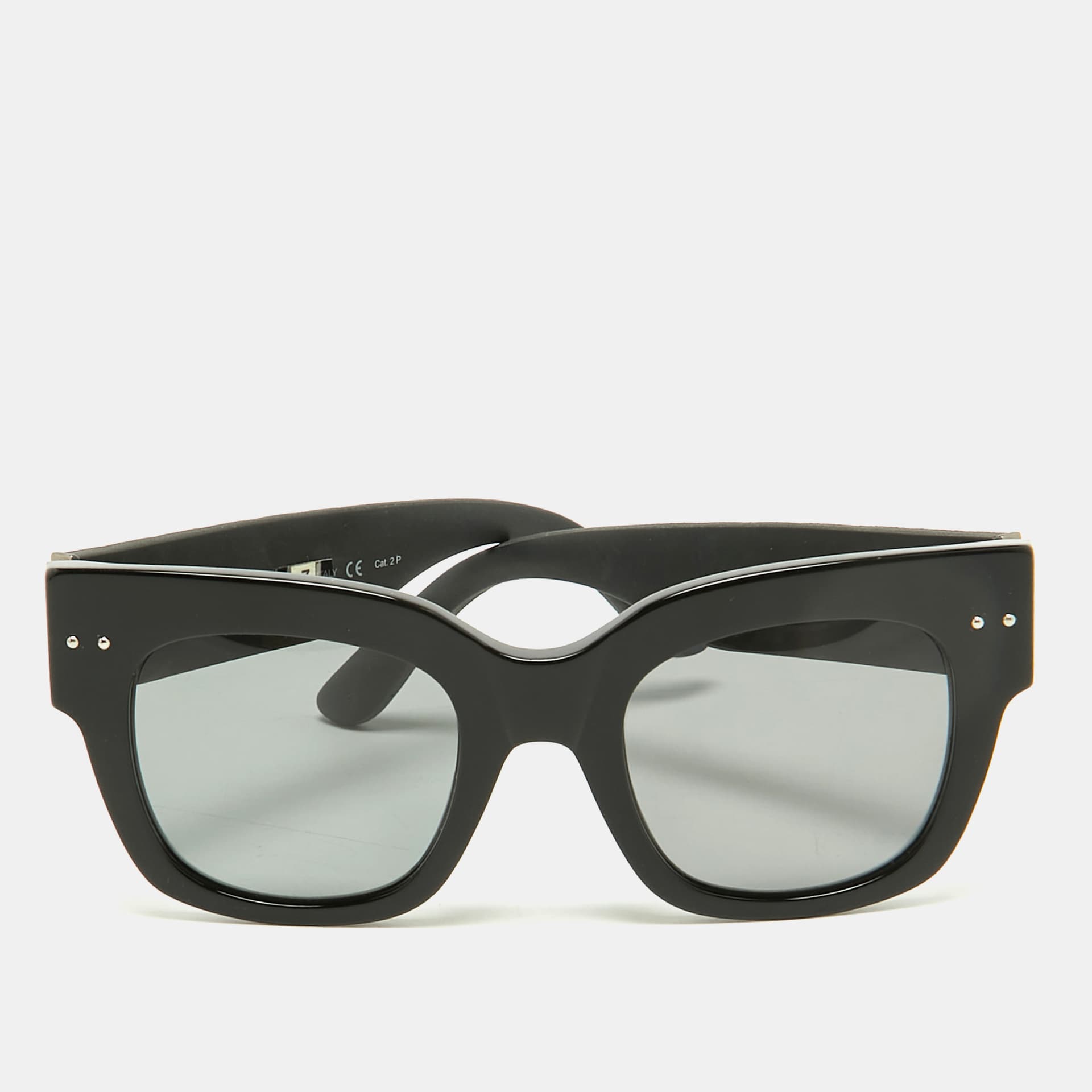 Bottega Veneta Black Polarized BV0007S Wayfarer Sunglasses