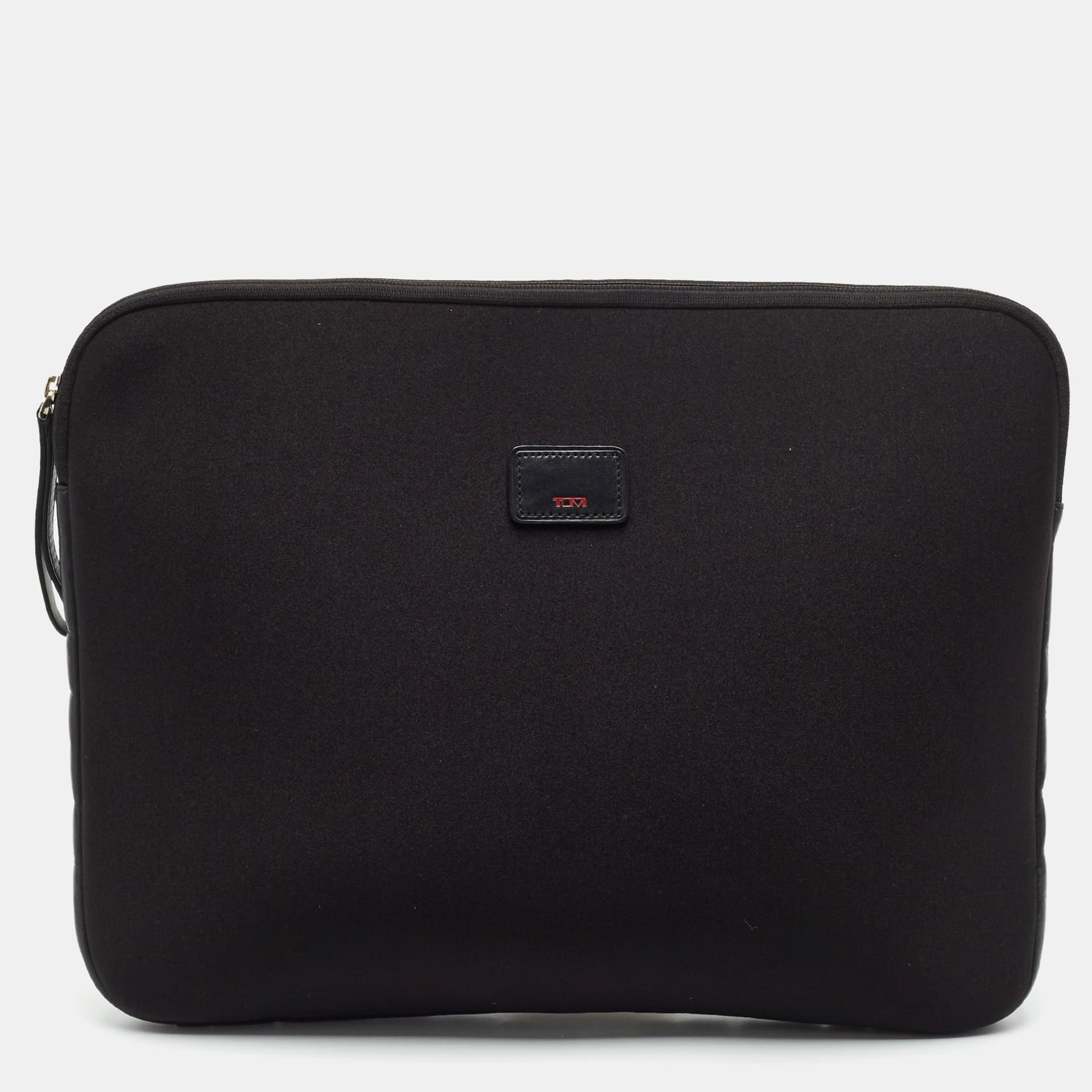 TUMI Black Neoprene Laptop Sleeve