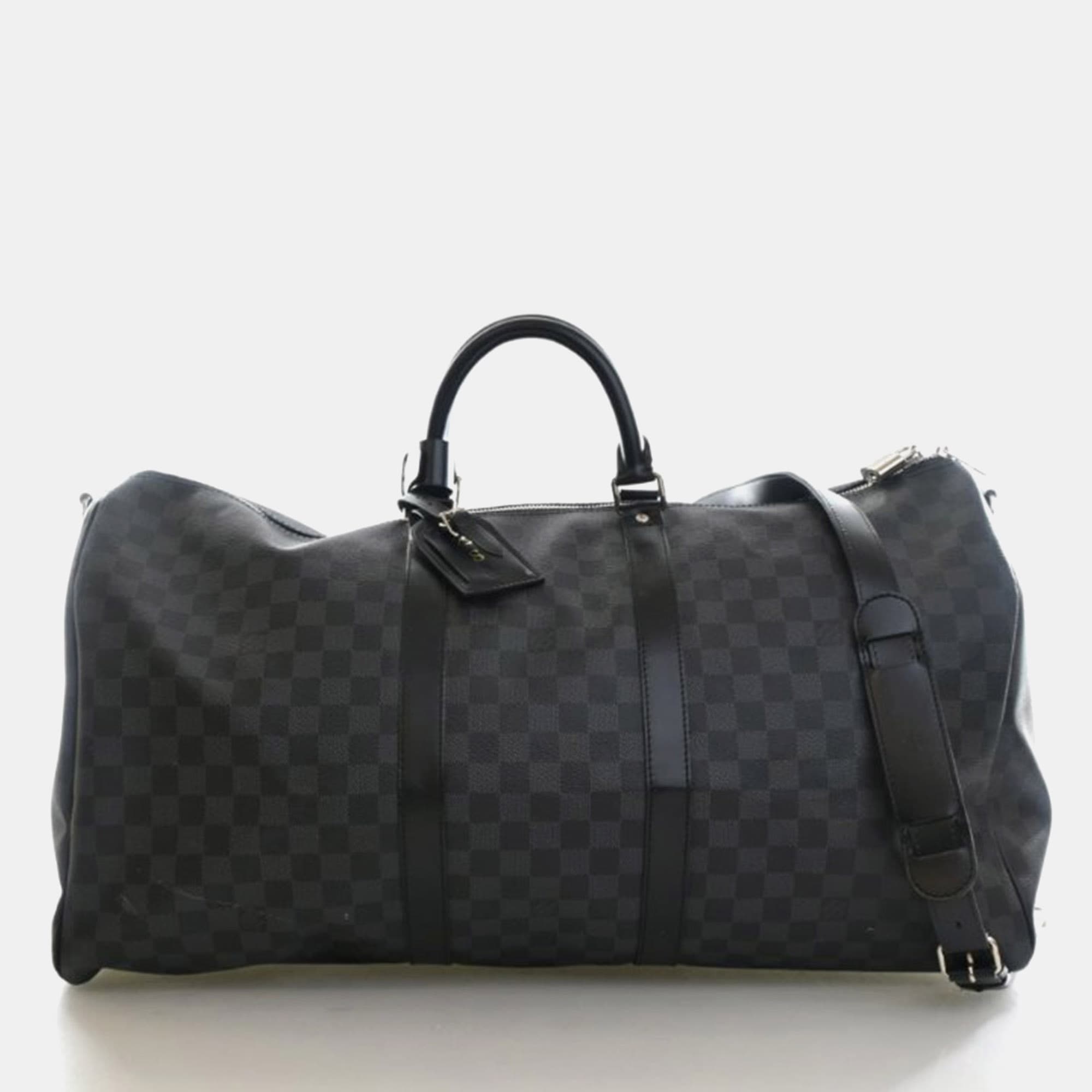 Louis Vuitton Damier Graphite Keepall Bandouliere 55
